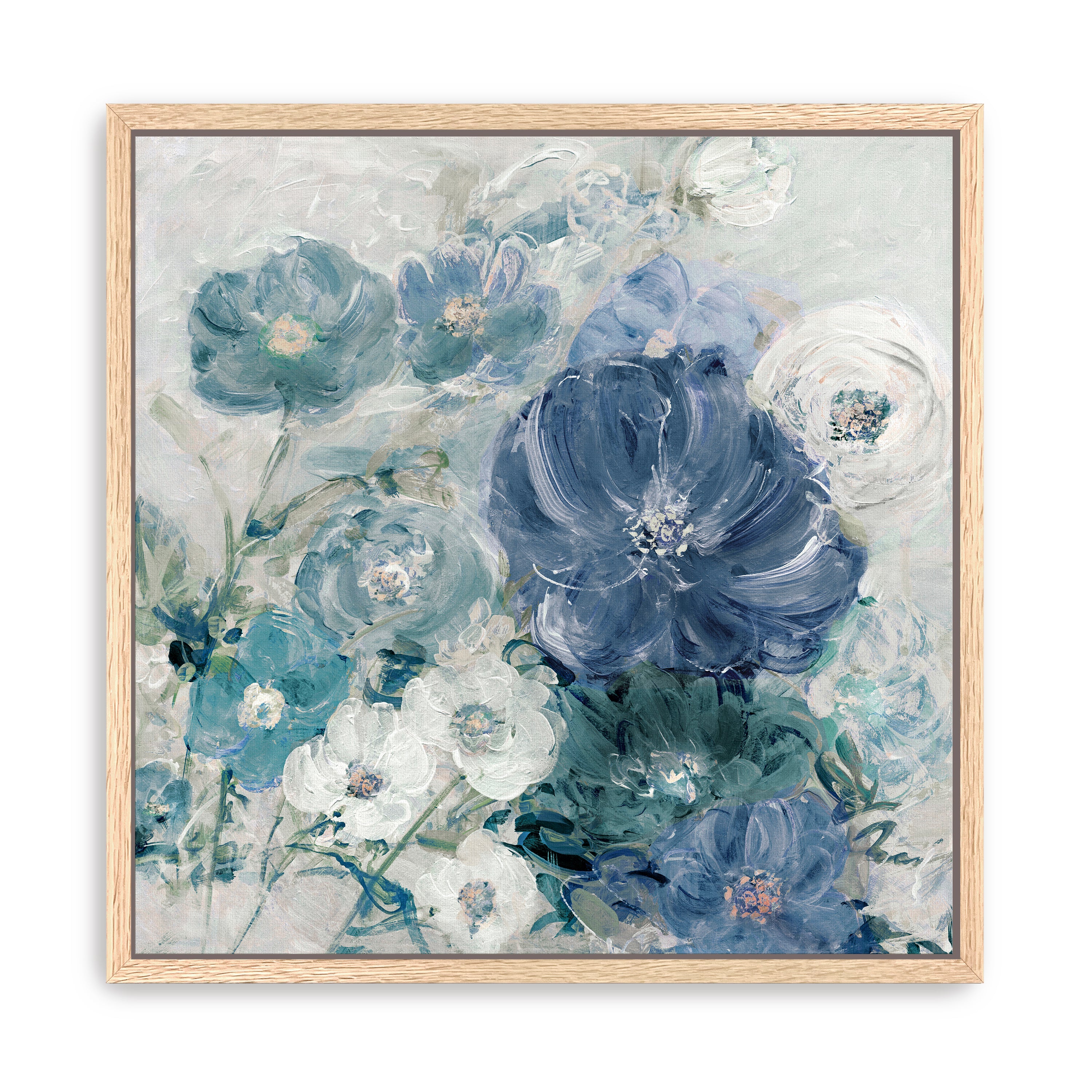 Giardino Blu Canvas Giclee