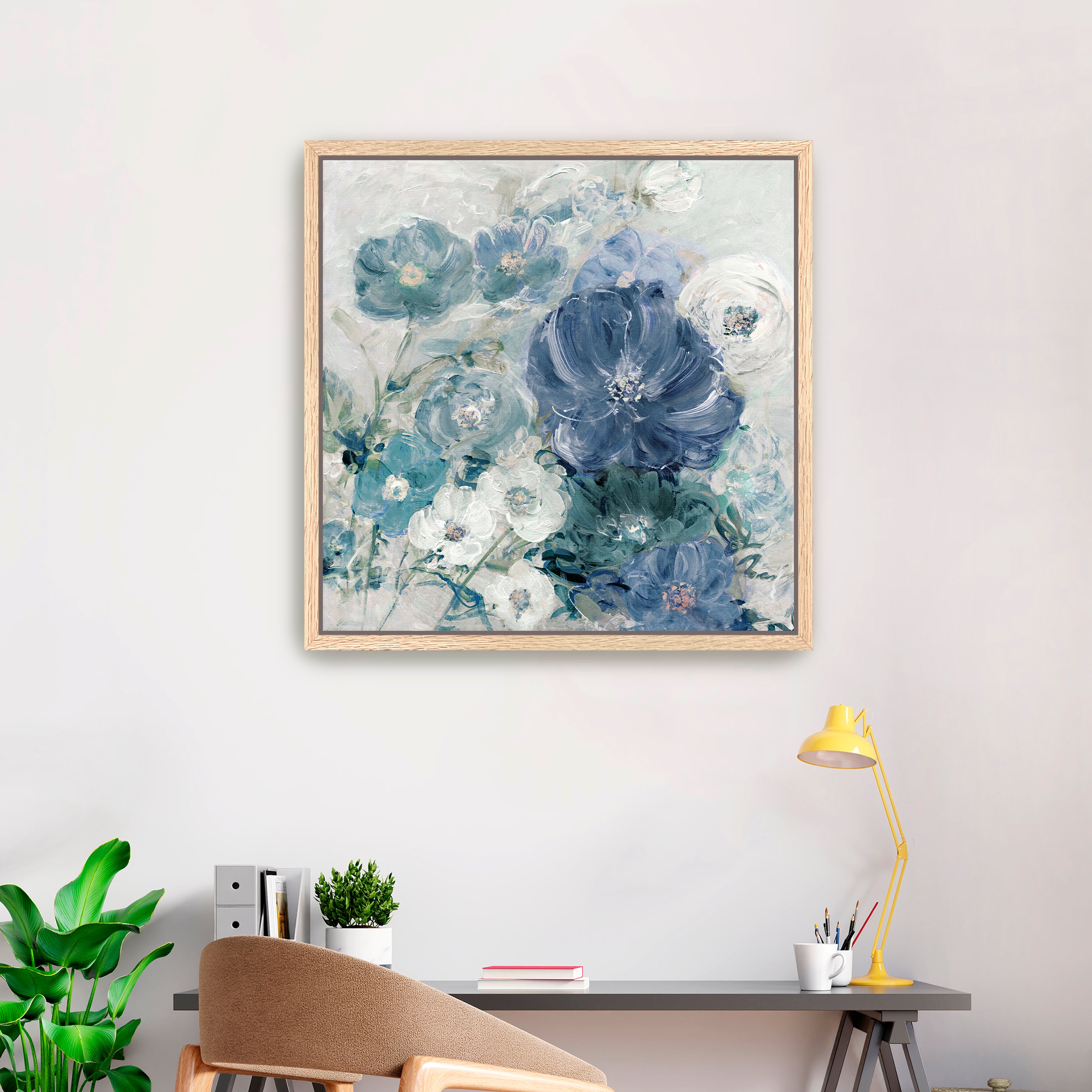 Giardino Blu Canvas Giclee