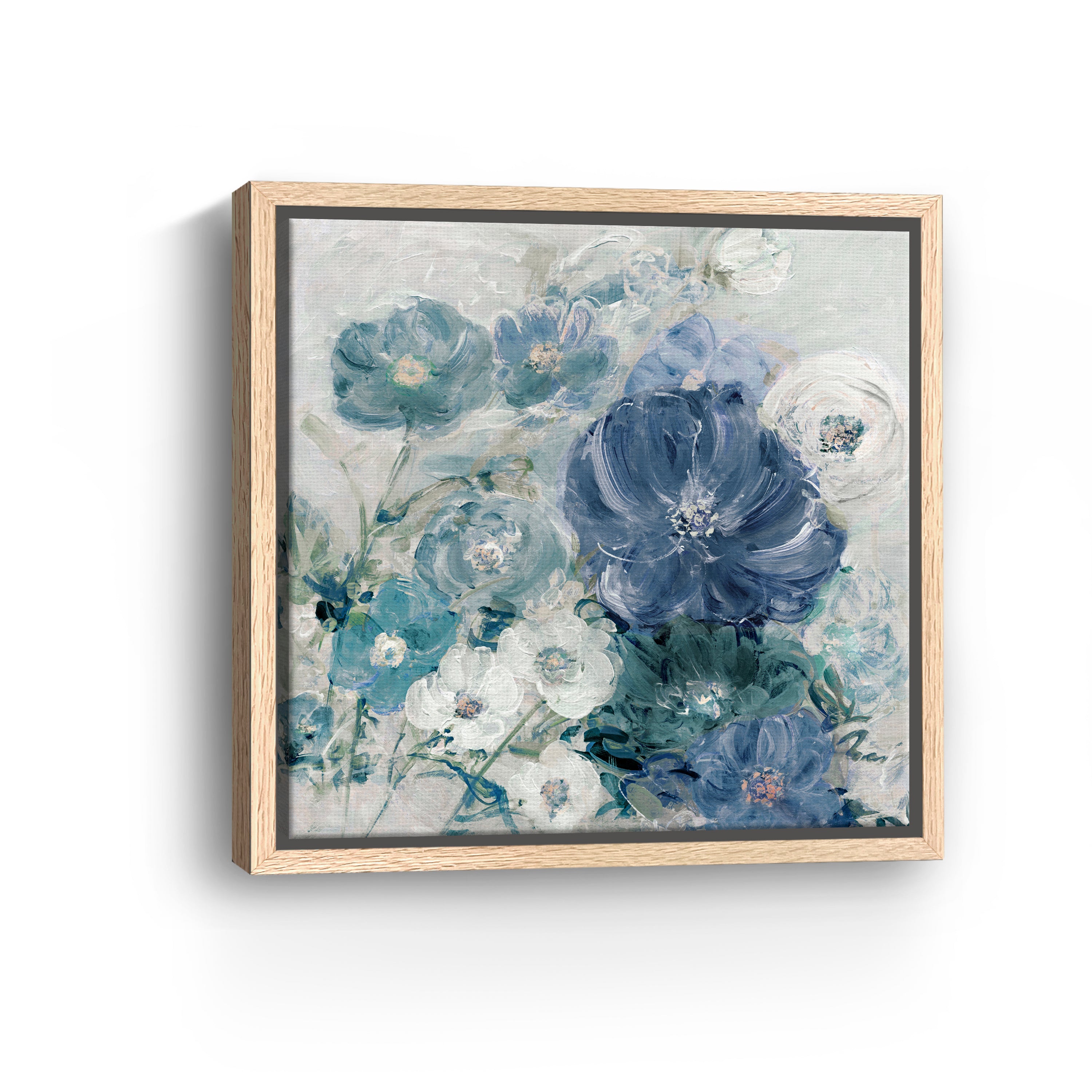Giardino Blu Canvas Giclee