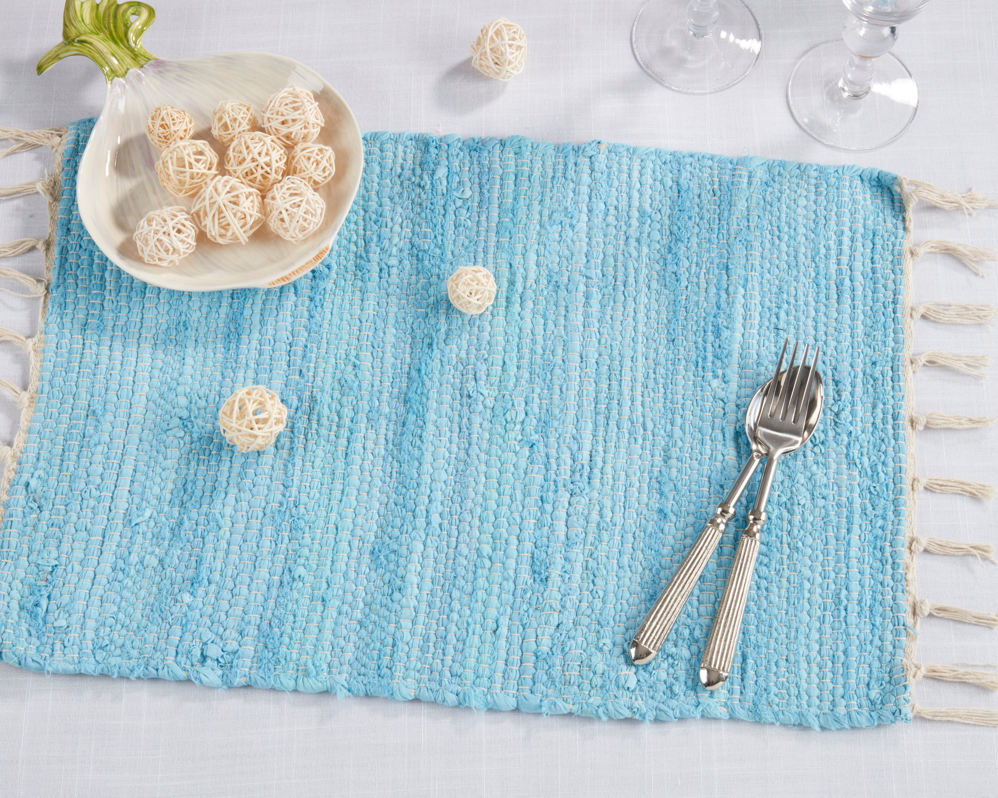 Striped Chindi Placemat, Set of 4