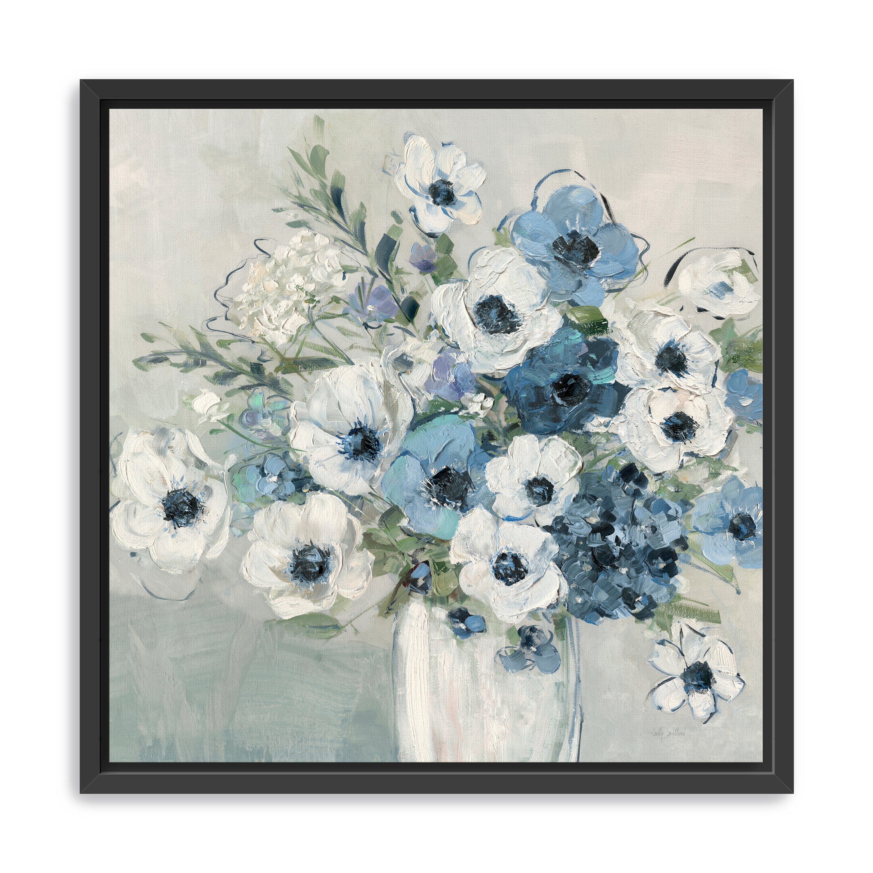 Playful Anemones Canvas Giclee