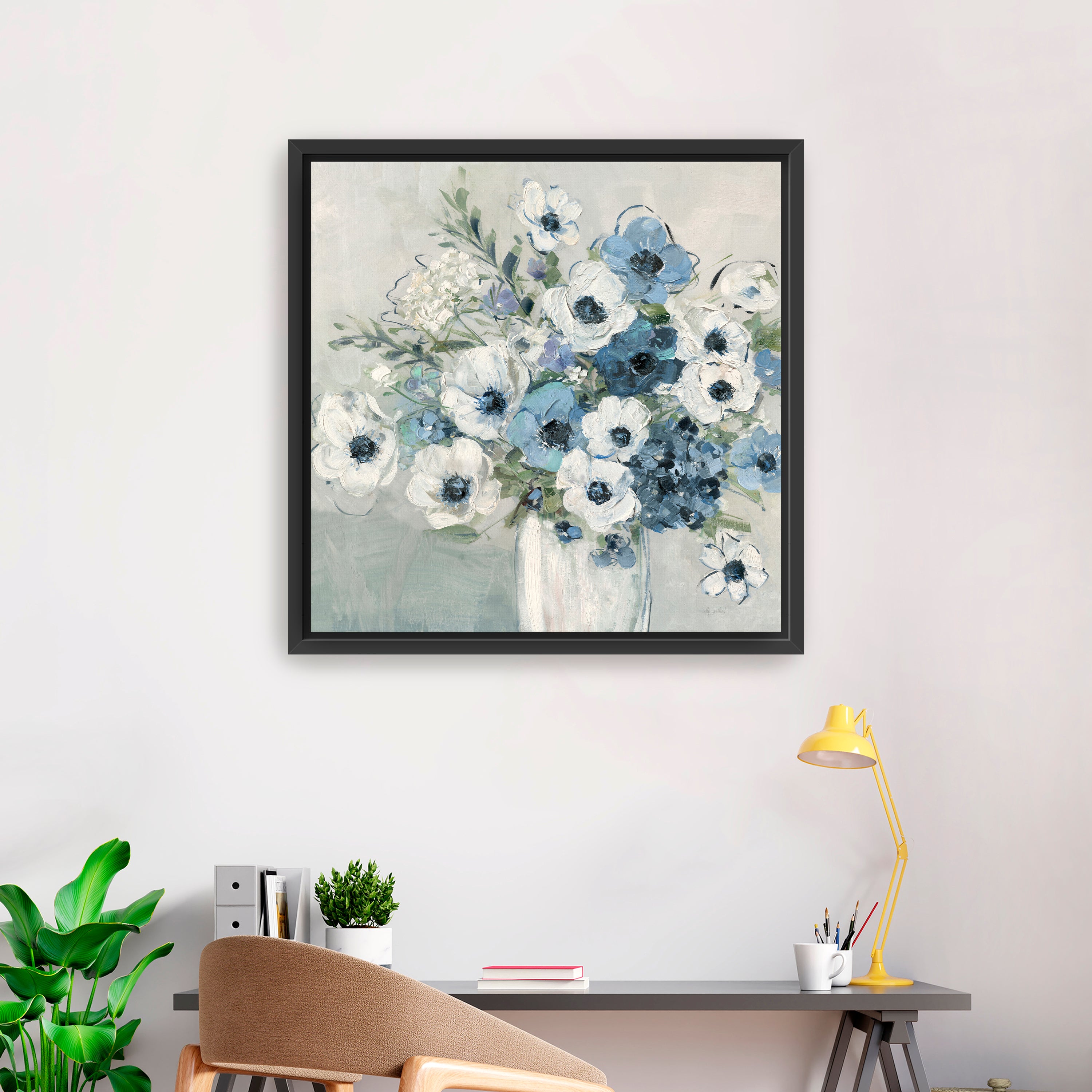 Playful Anemones Canvas Giclee