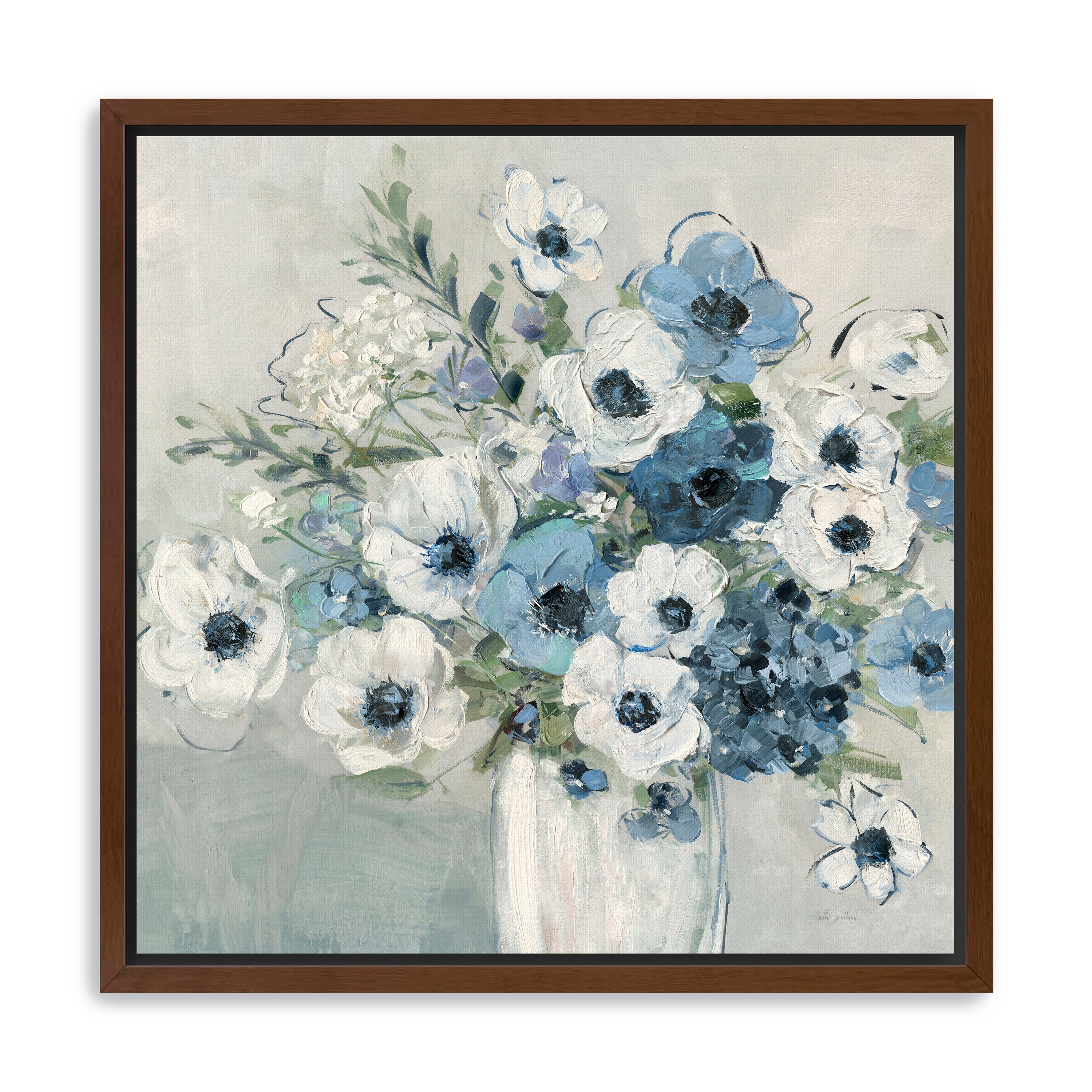 Playful Anemones Canvas Giclee