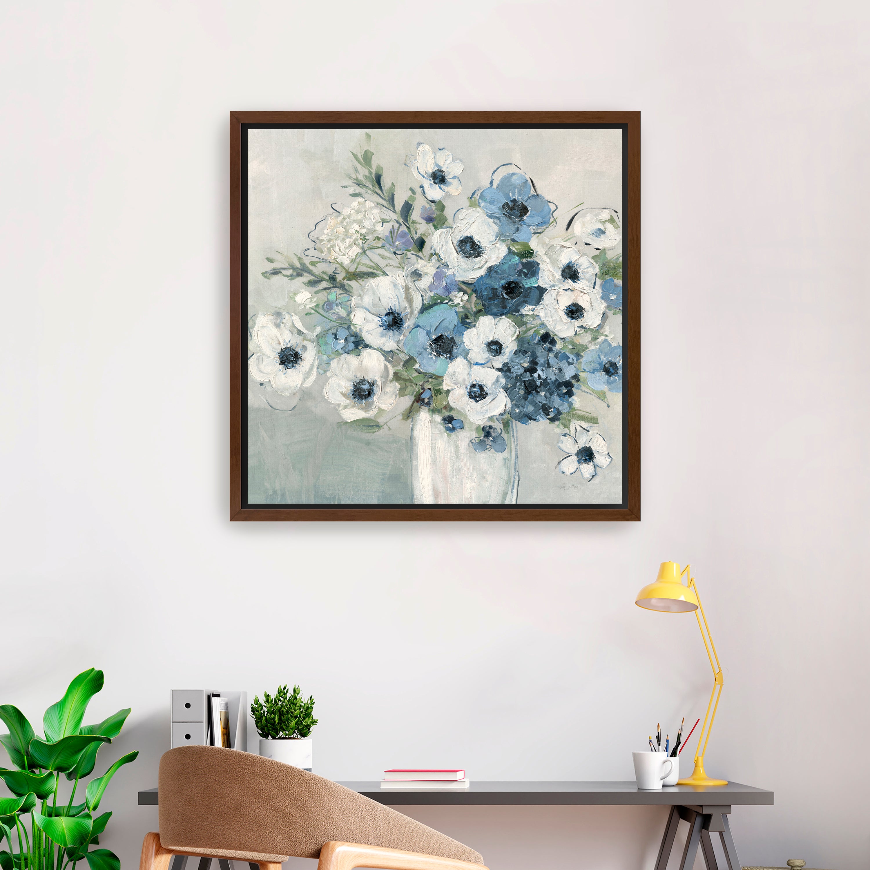 Playful Anemones Canvas Giclee