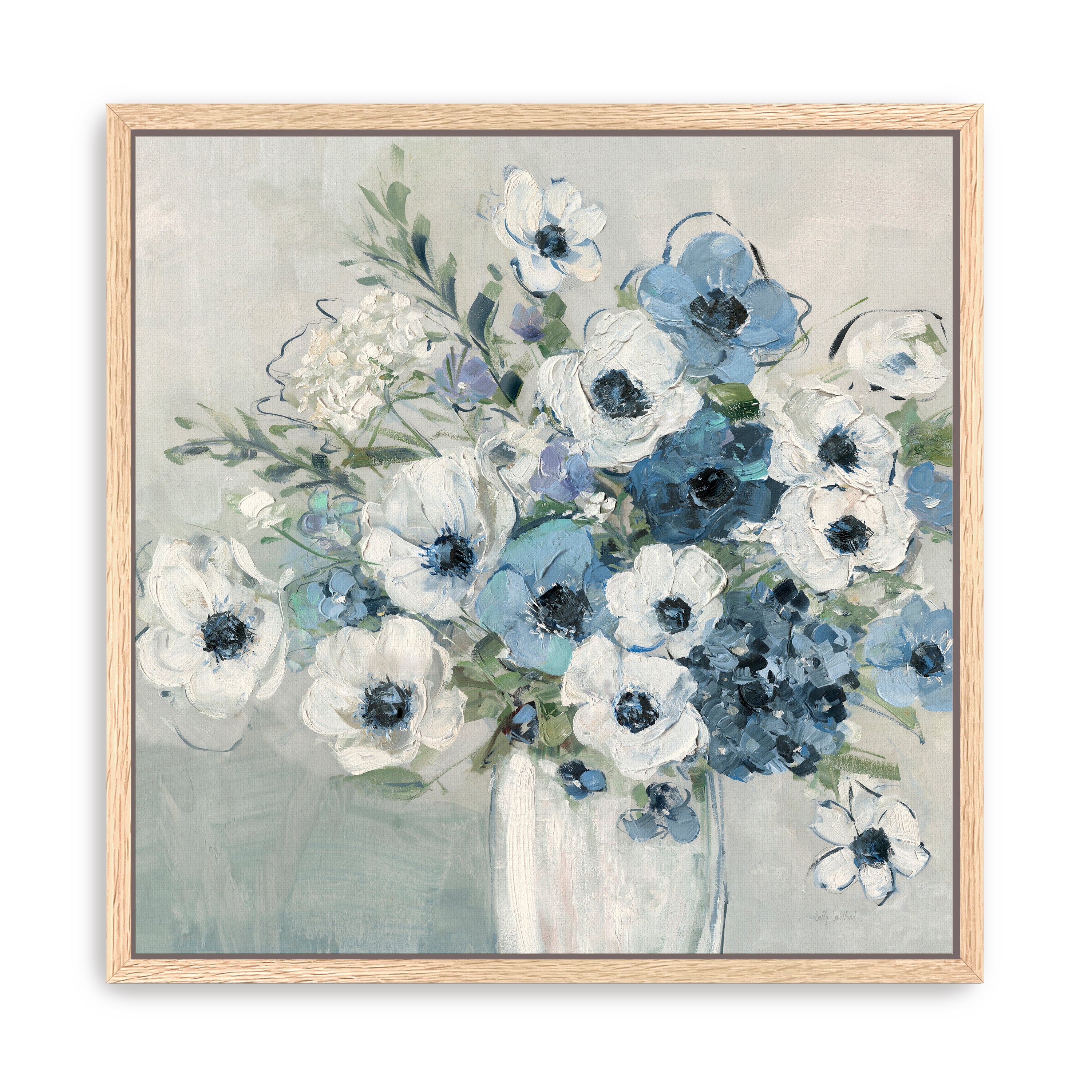 Playful Anemones Canvas Giclee