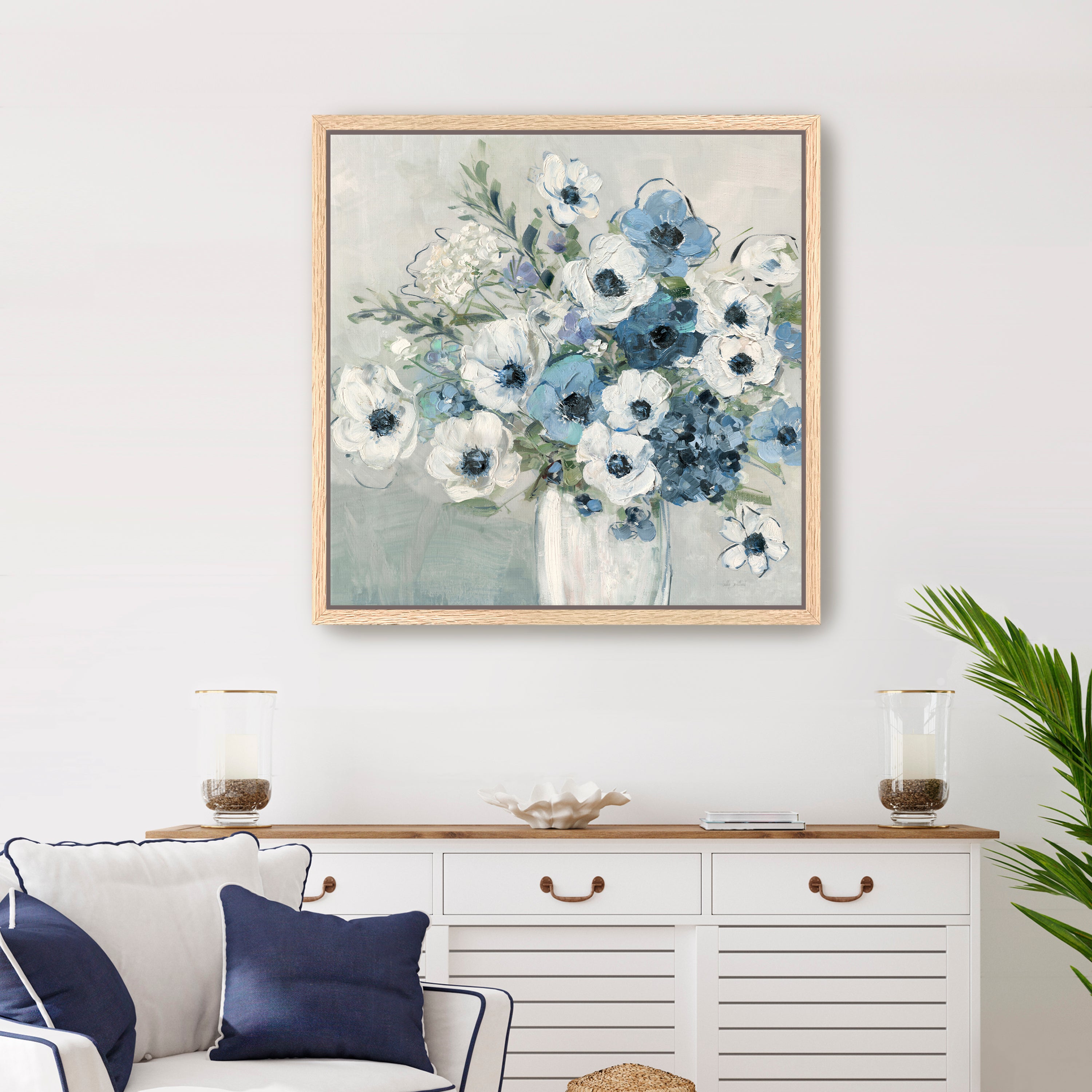Playful Anemones Canvas Giclee
