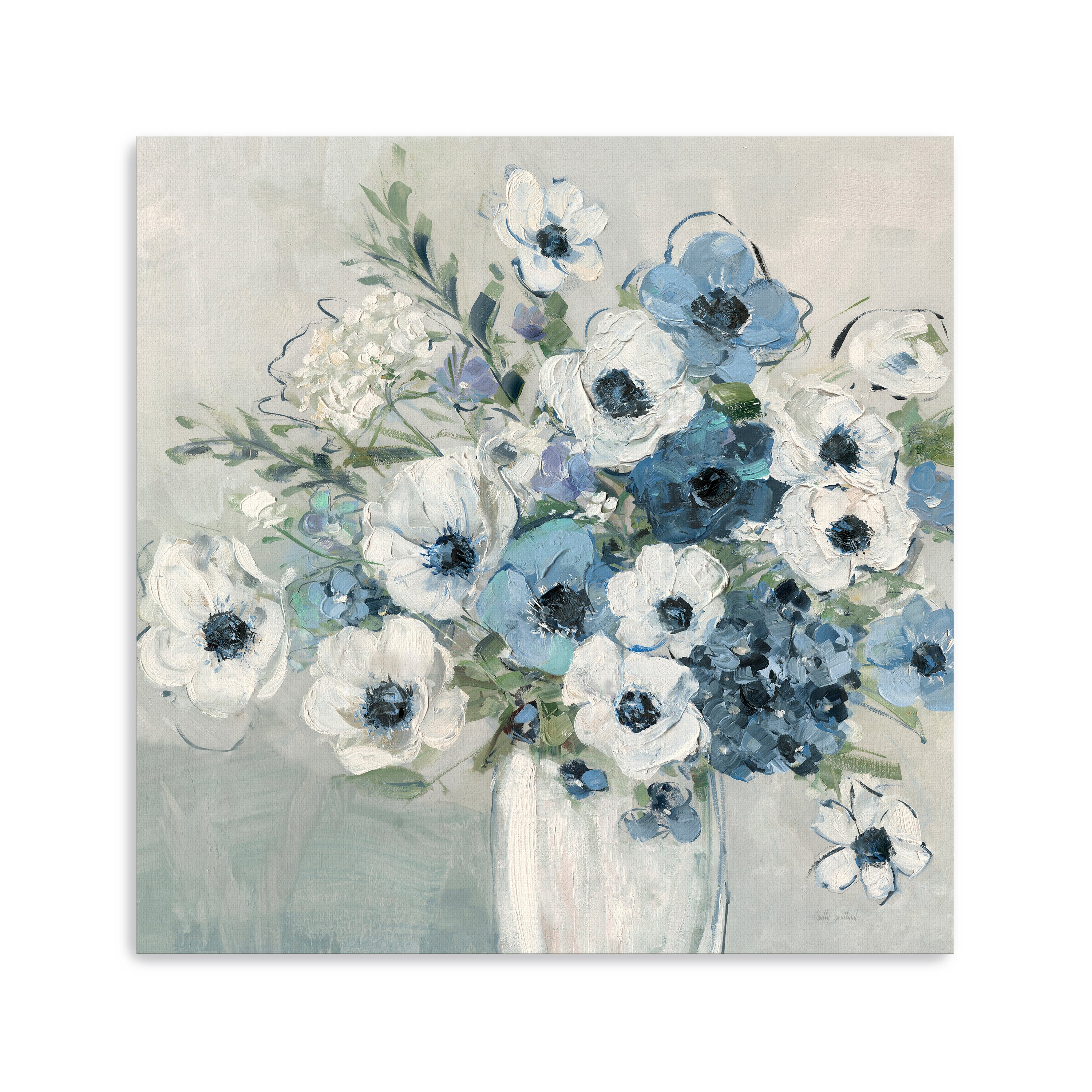 Playful Anemones Canvas Giclee