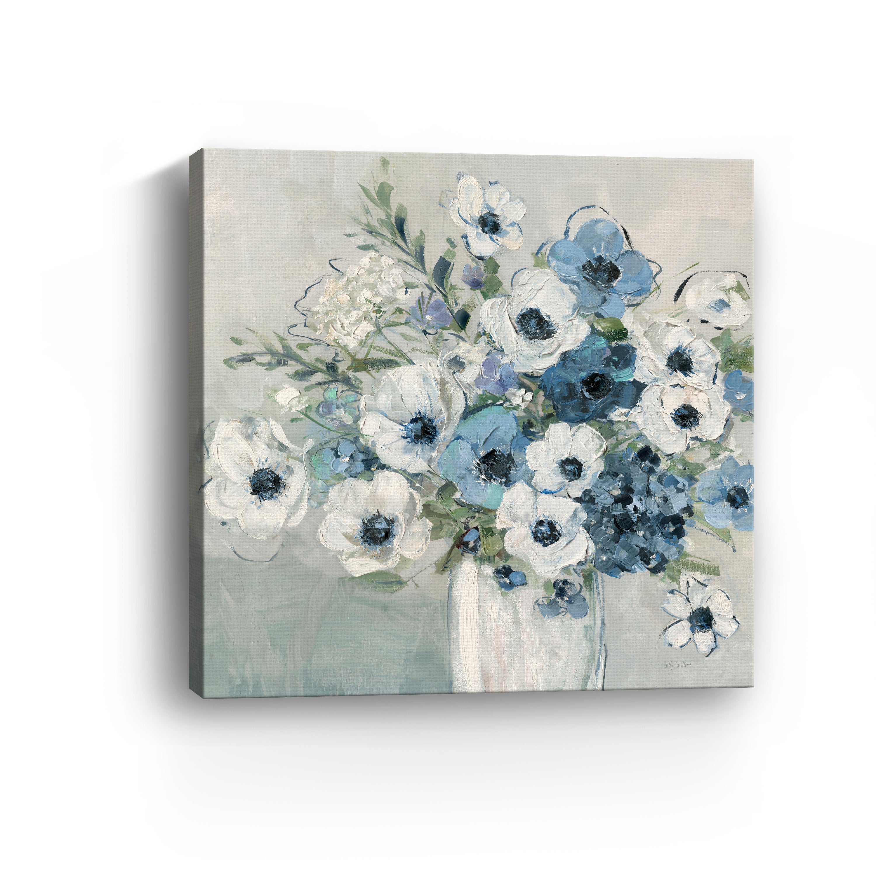 Playful Anemones Canvas Giclee