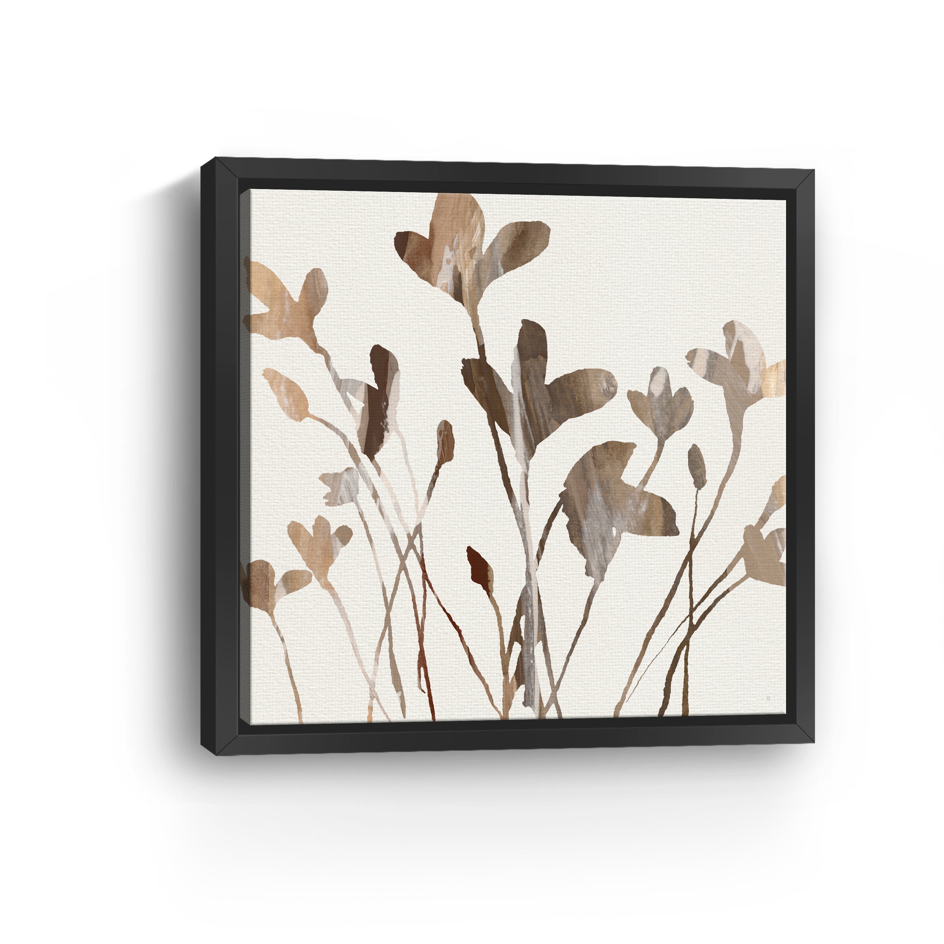 Lily Silhouette Canvas Giclee