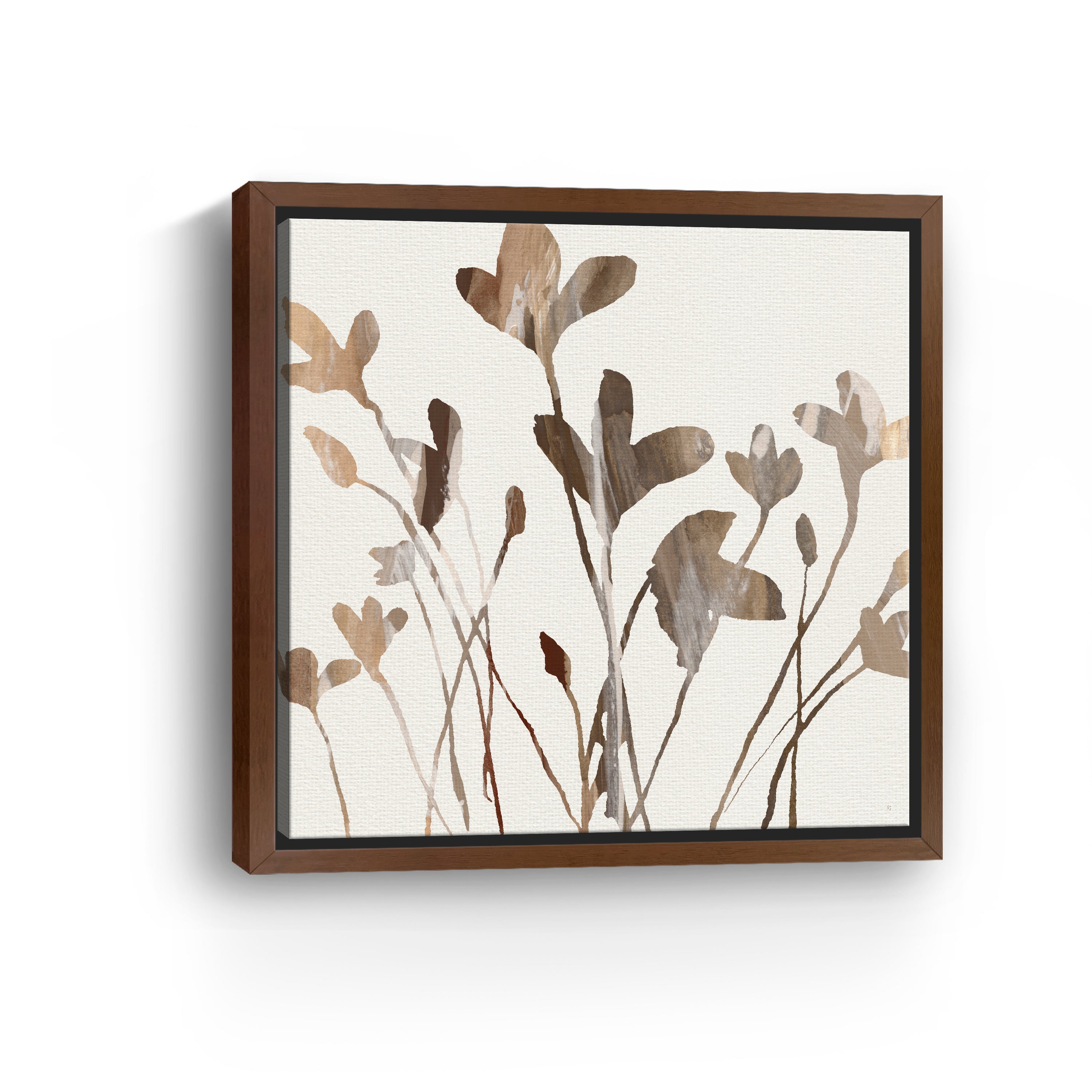 Lily Silhouette Canvas Giclee