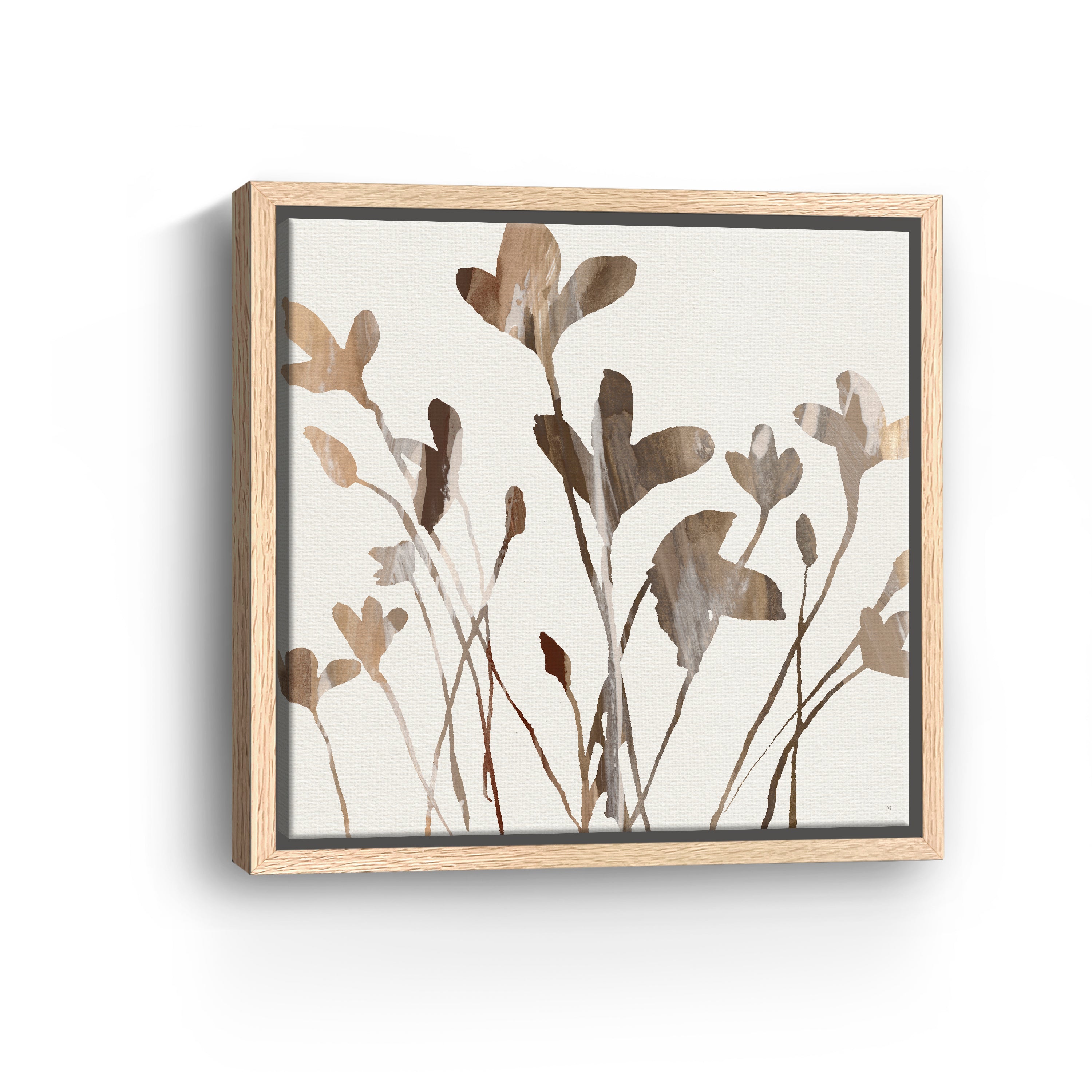 Lily Silhouette Canvas Giclee