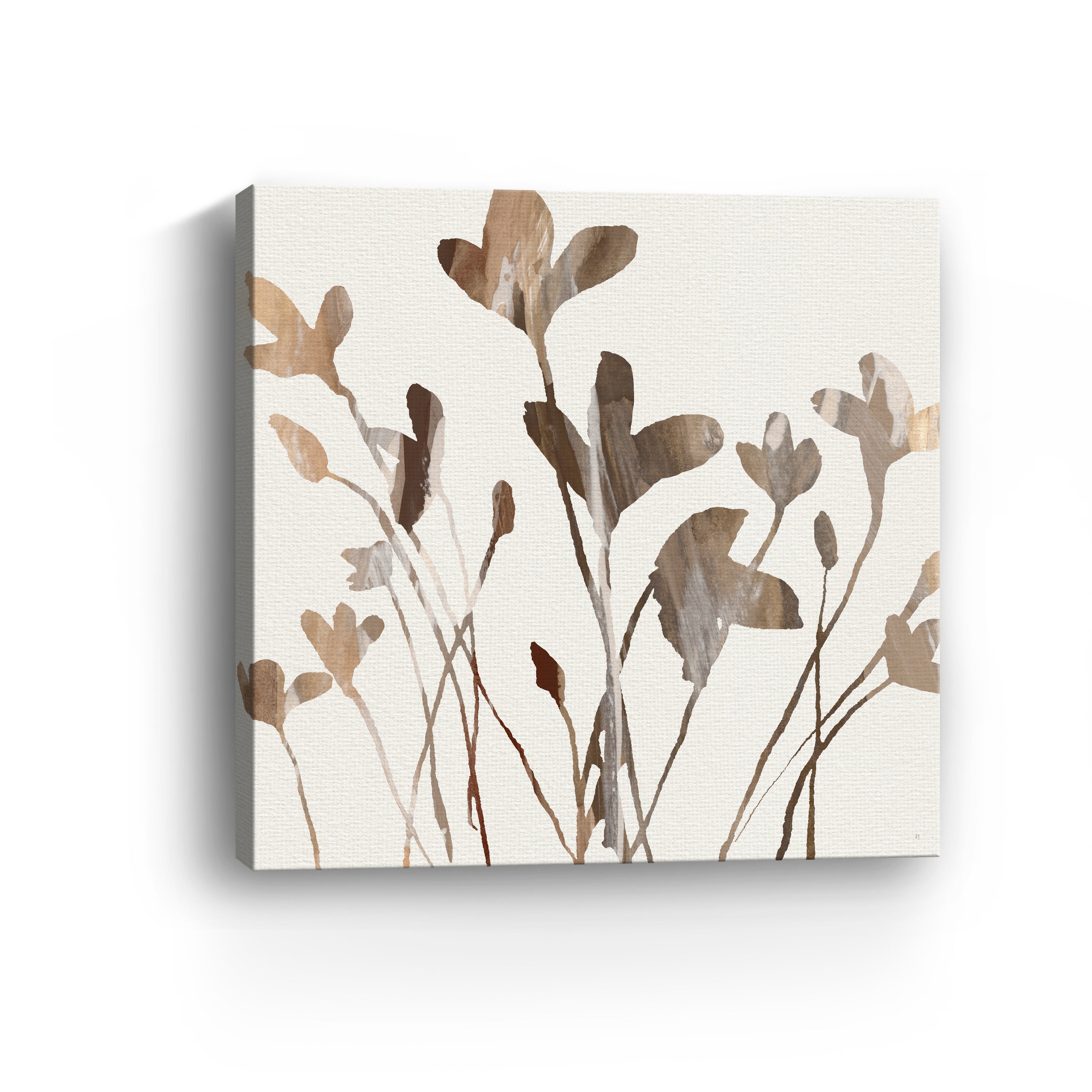 Lily Silhouette Canvas Giclee