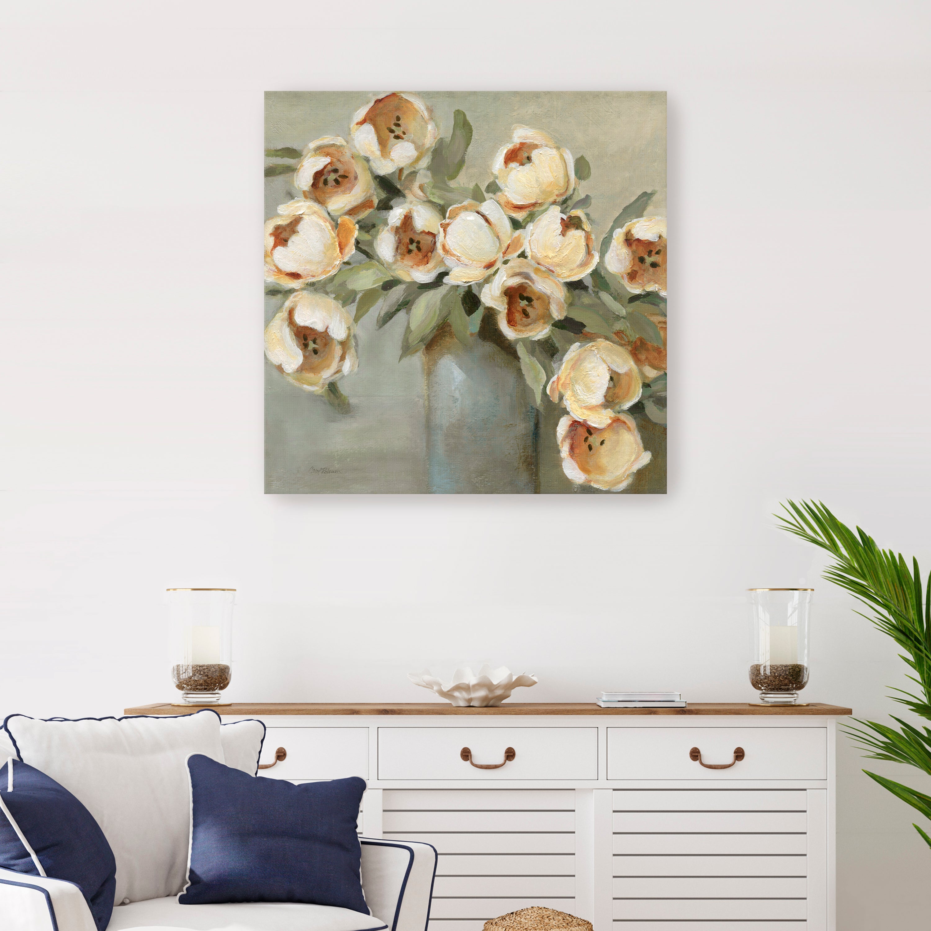 Brilliant Tulip Canvas Giclee