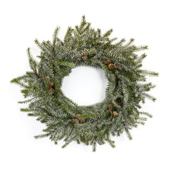 Pine Wreath w/ice 22.5"