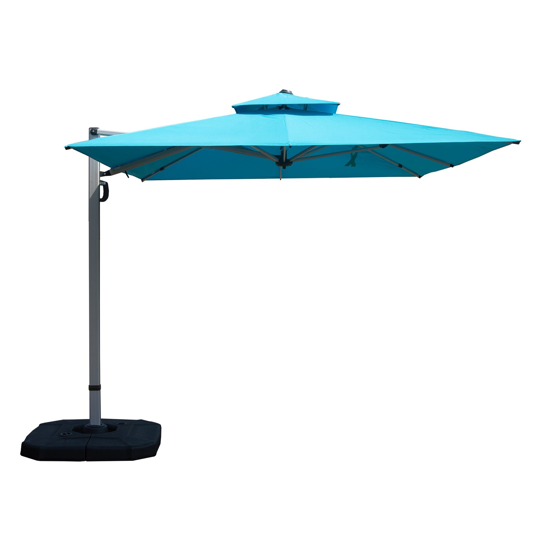 9'x 11' Rectangle Cantilever Umbrella with Center Pole, Base Not Included