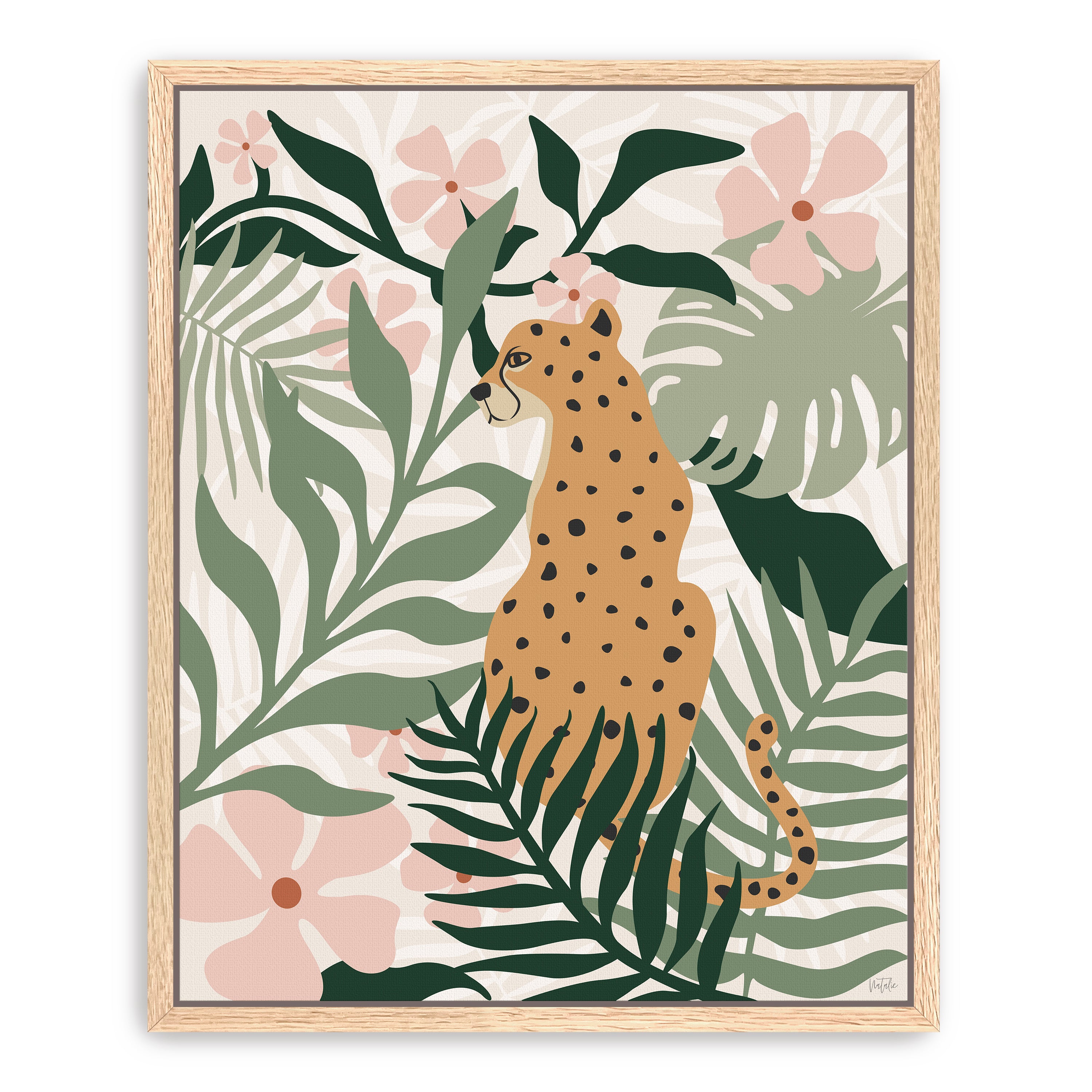 Jungle Cat II Canvas Giclee