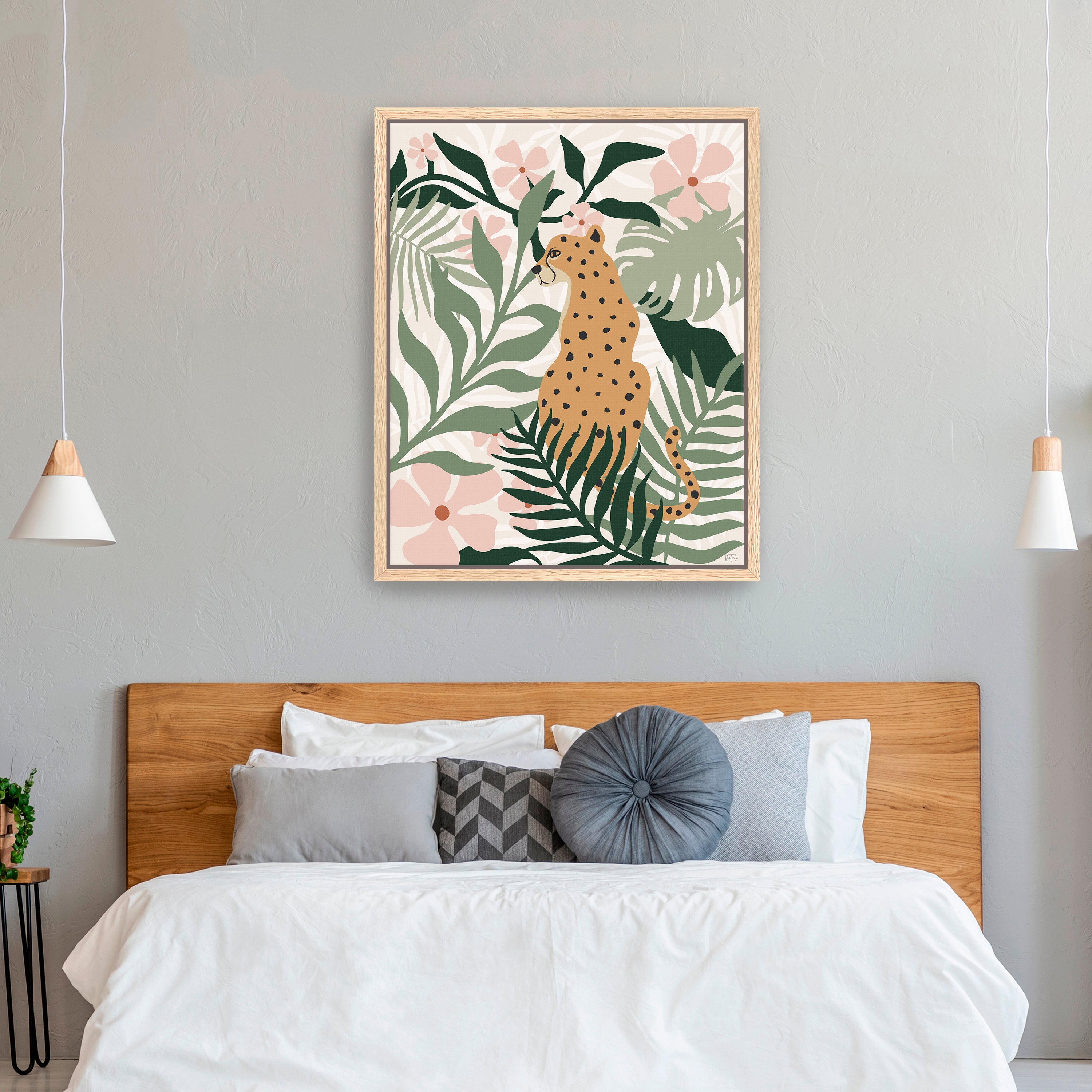 Jungle Cat II Canvas Giclee