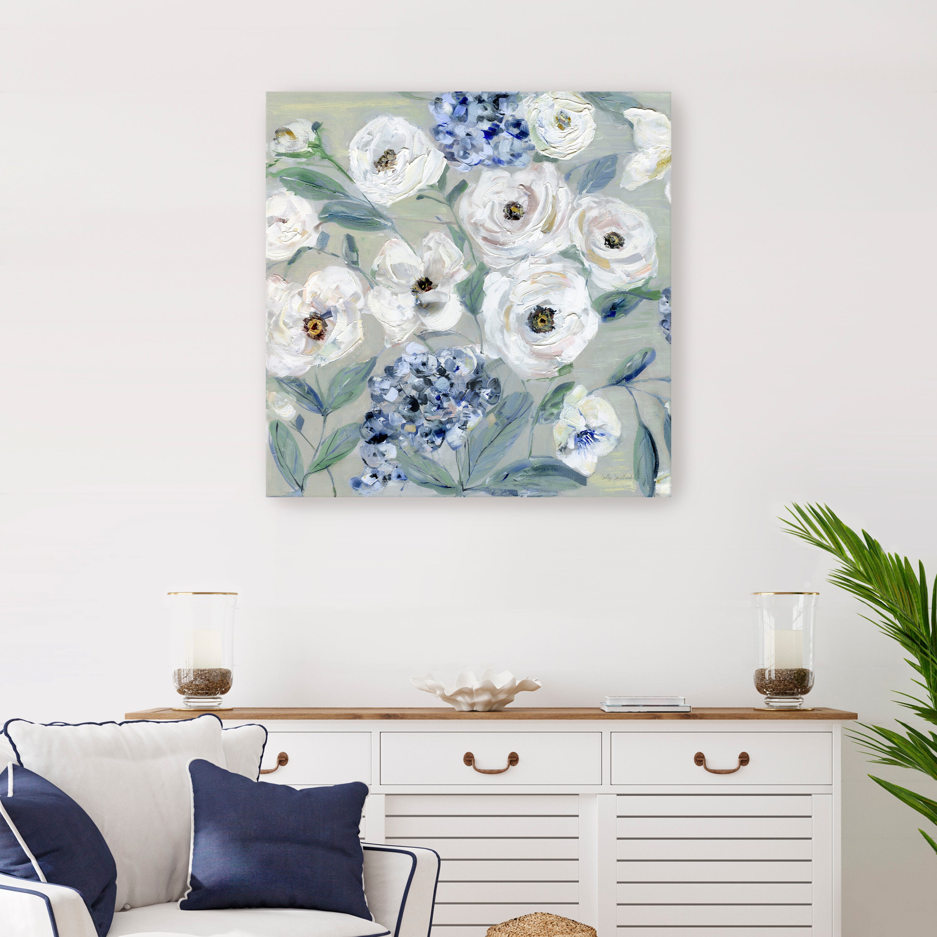 Blooms in Harmony Canvas Giclee