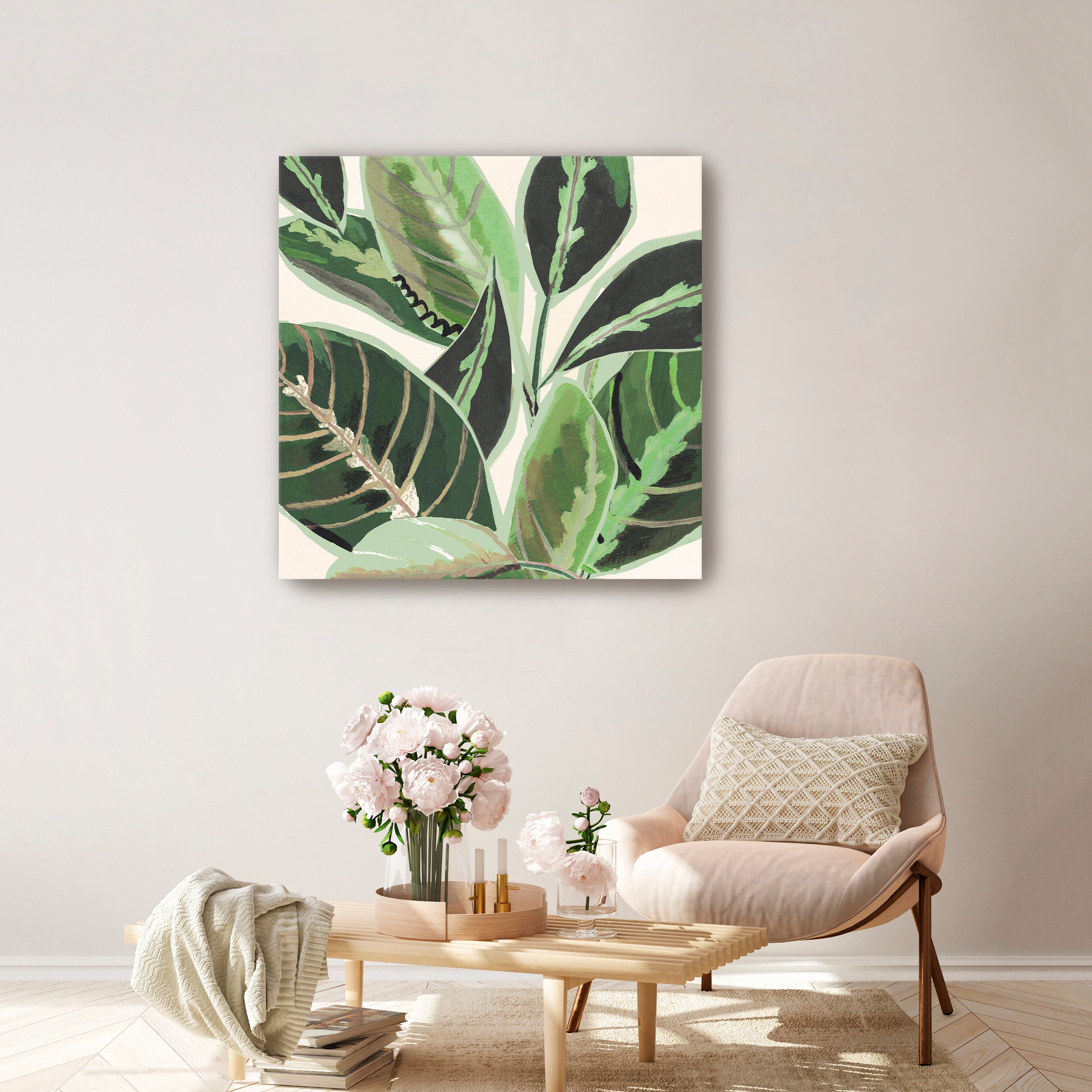 Jungle Close Up II Canvas Giclee