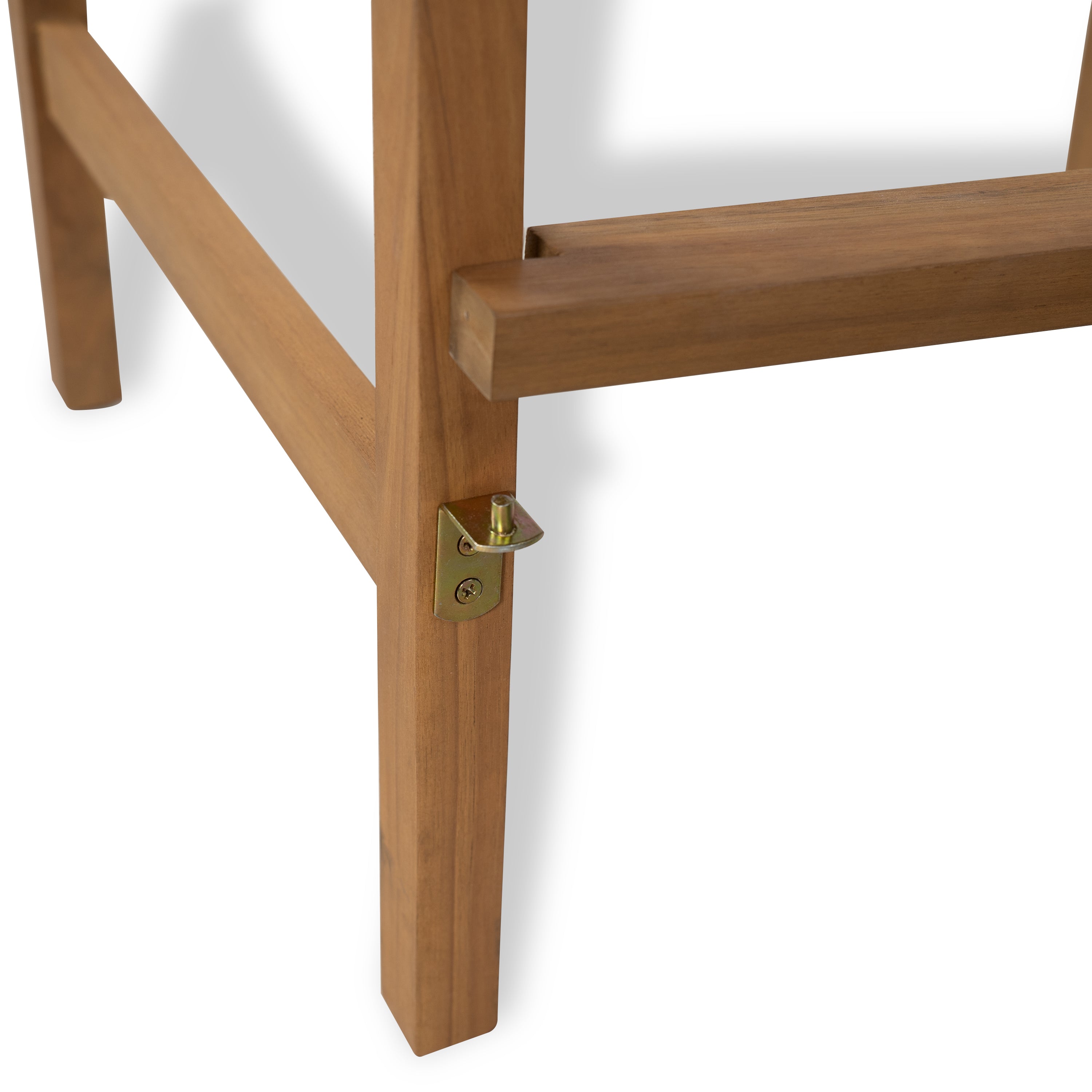 Outdoor Acacia Wood Barstool, Set of 2