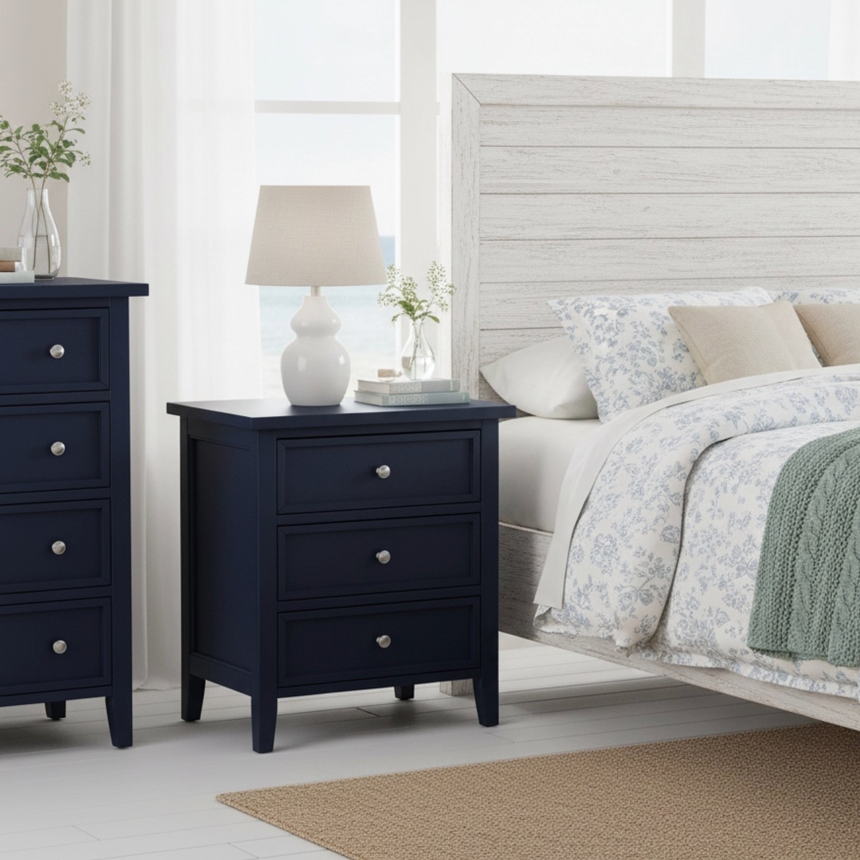 Luca 3-Drawer Nightstand