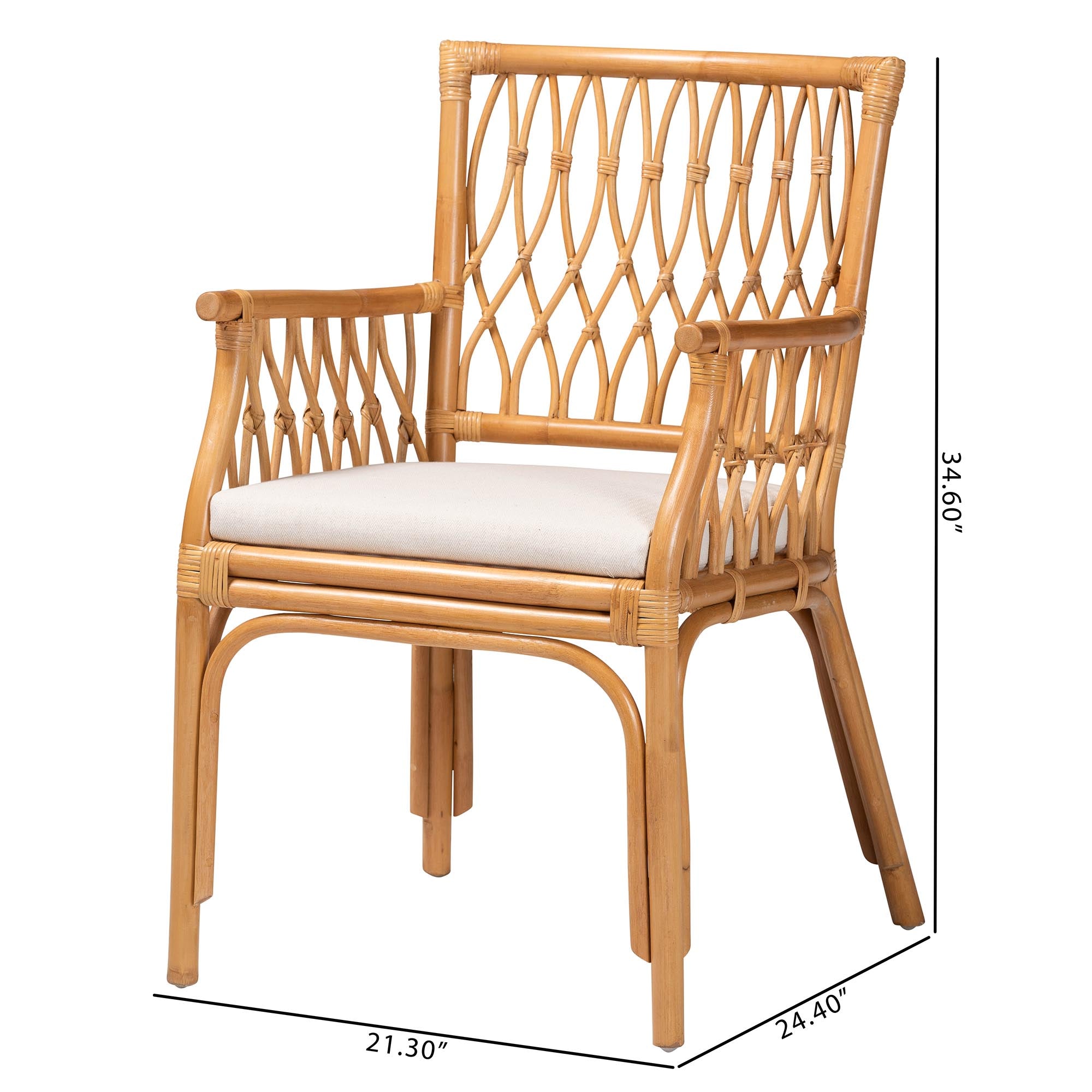 Archie Rattan Arm Chair