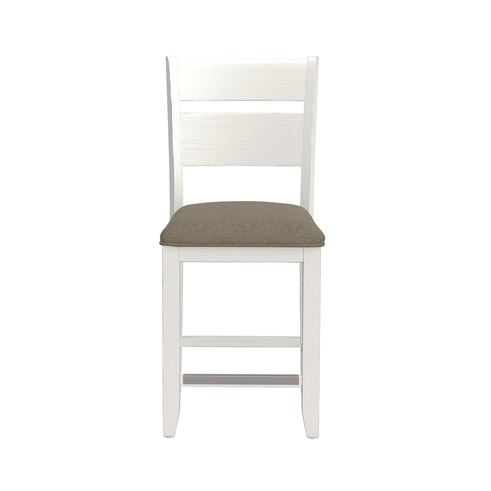 Brown And White 6 Piece Gathering Dining Set