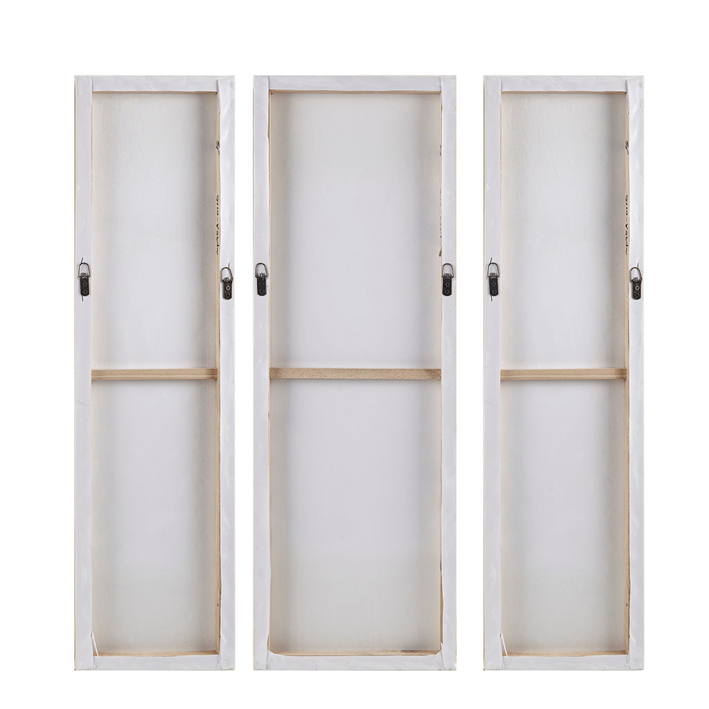 3-Piece Dimensional Resin Canvas Wall Art Set