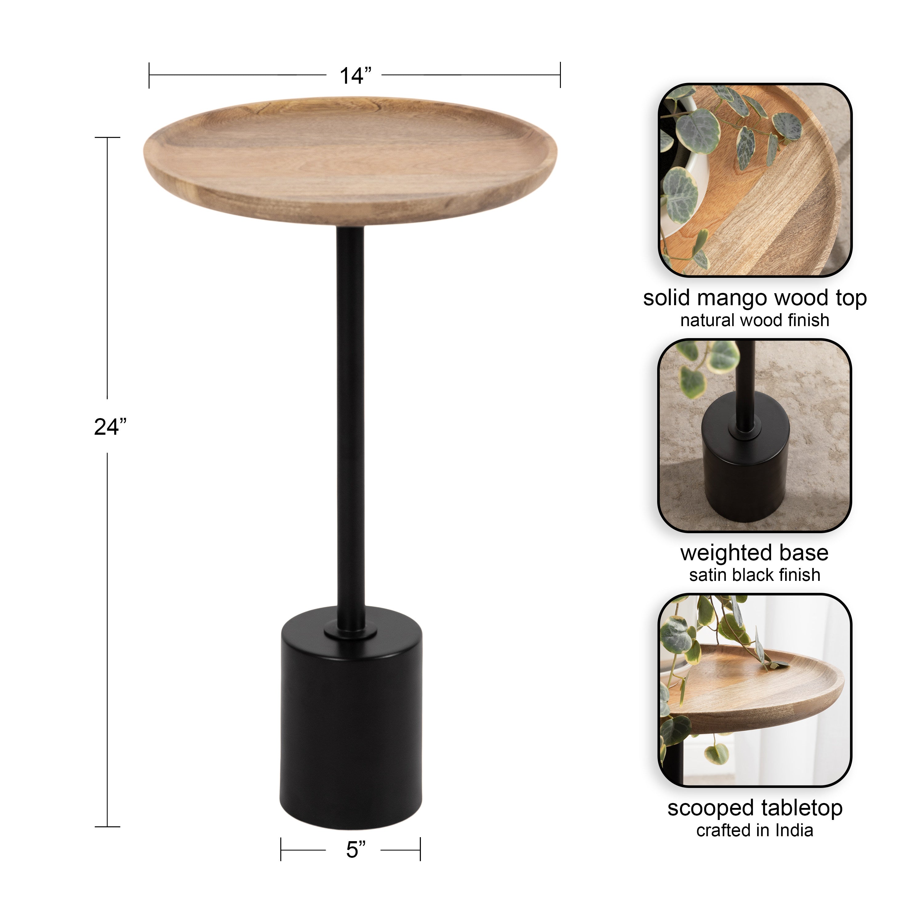 Xyler Wood and Metal Table