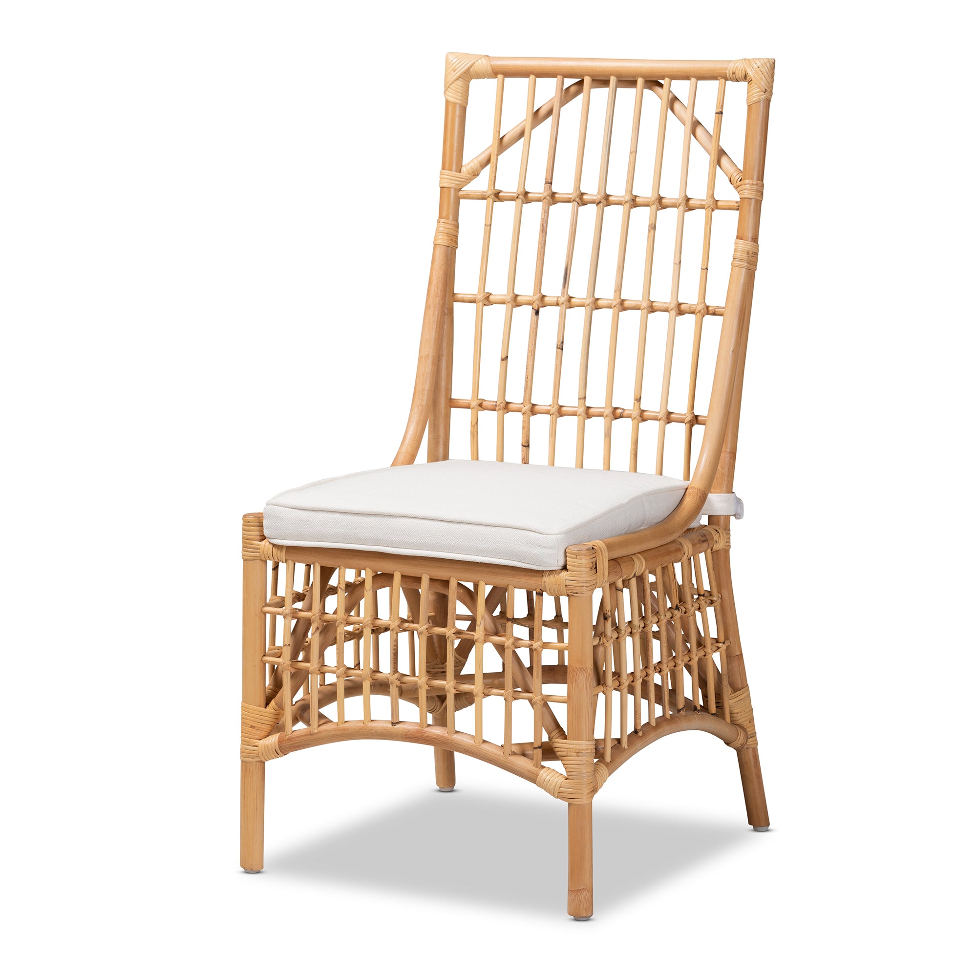 Rose Natural Rattan Dining Chair