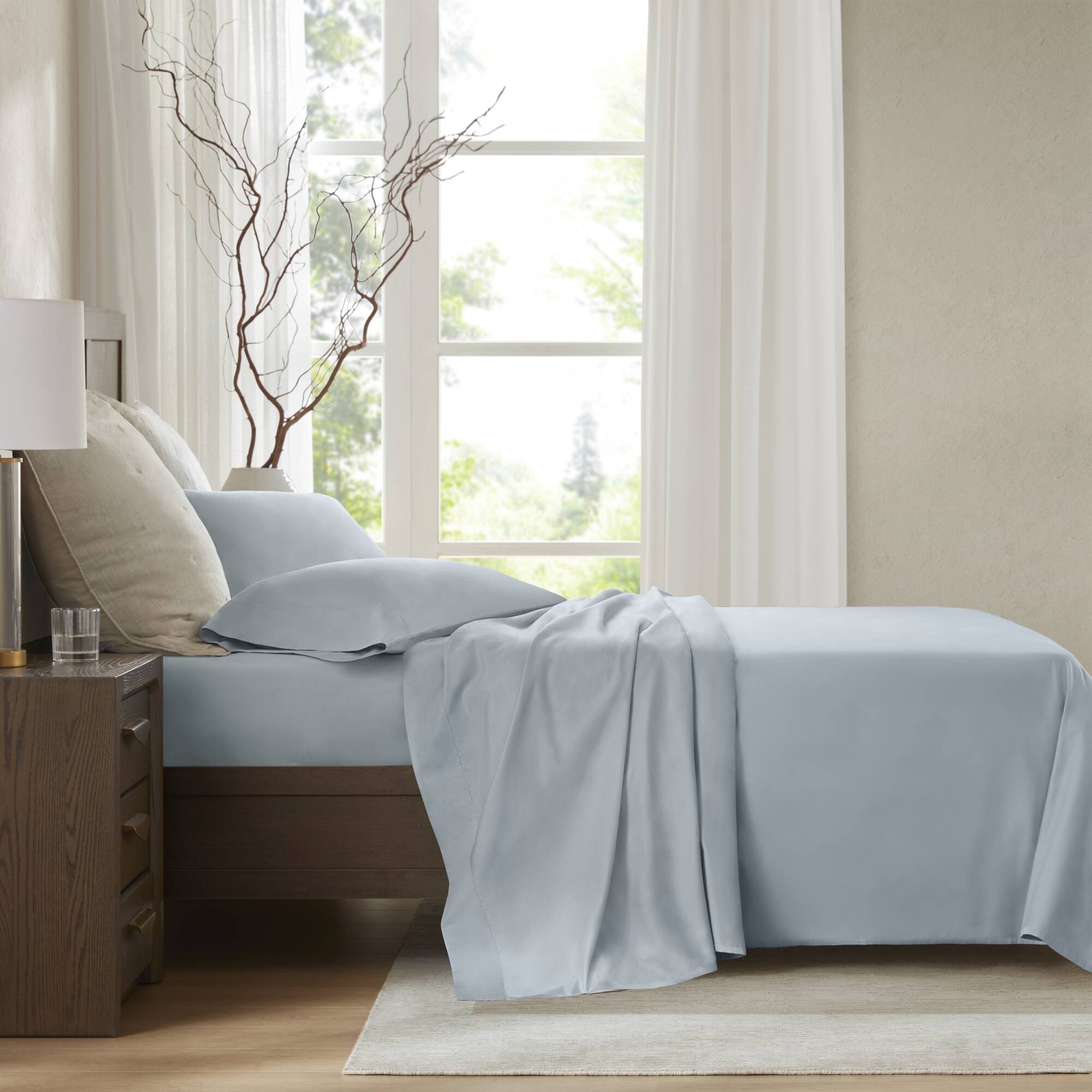 100% Egyptian Cotton Sateen Sheet Set