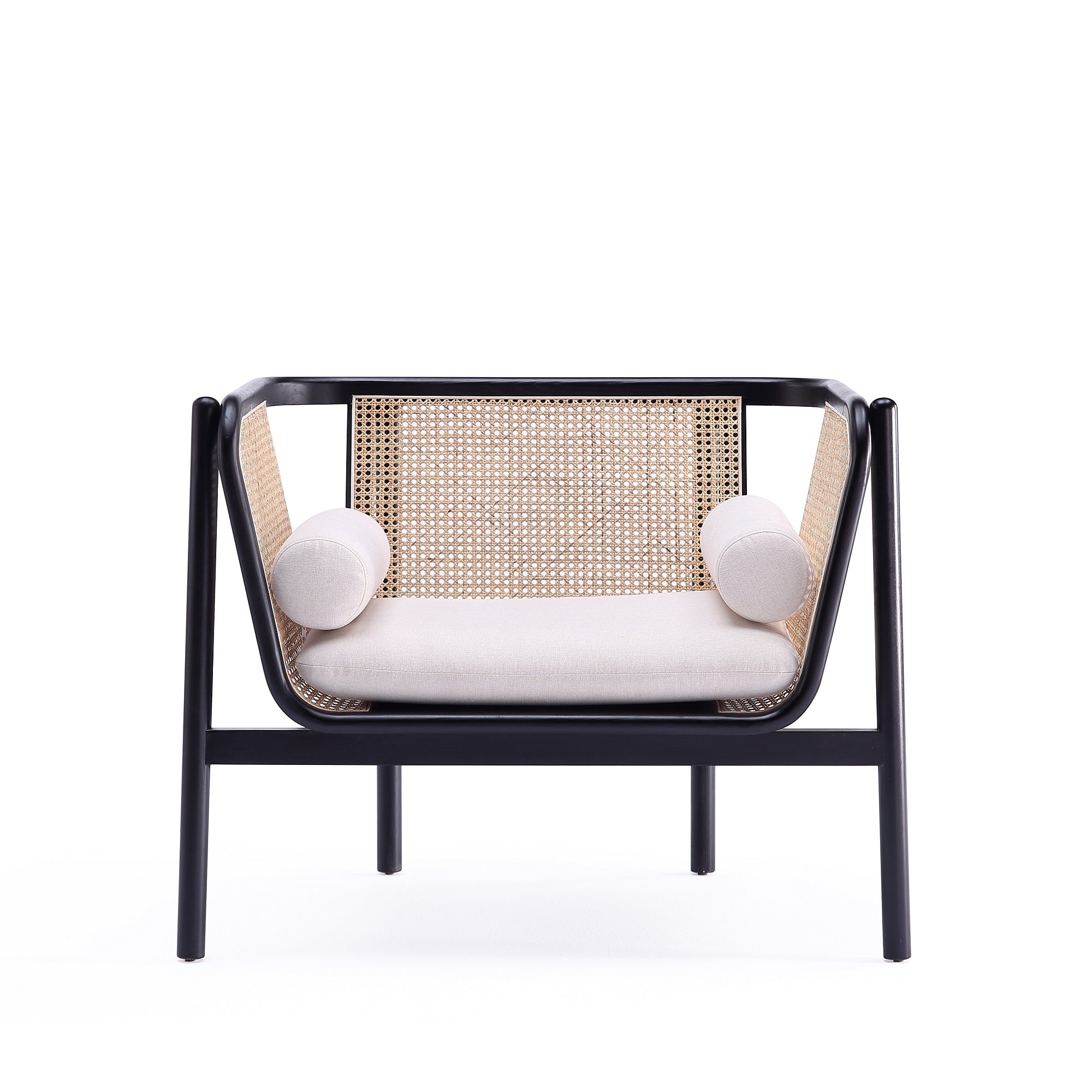 Rowan Mixed Material Accent Chair