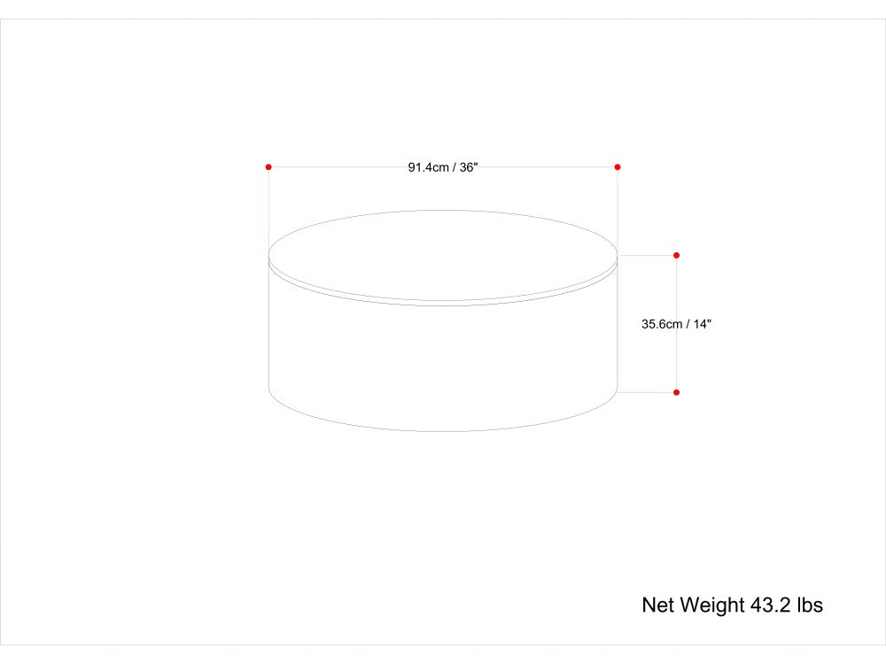 Millbury Drum Coffee Table