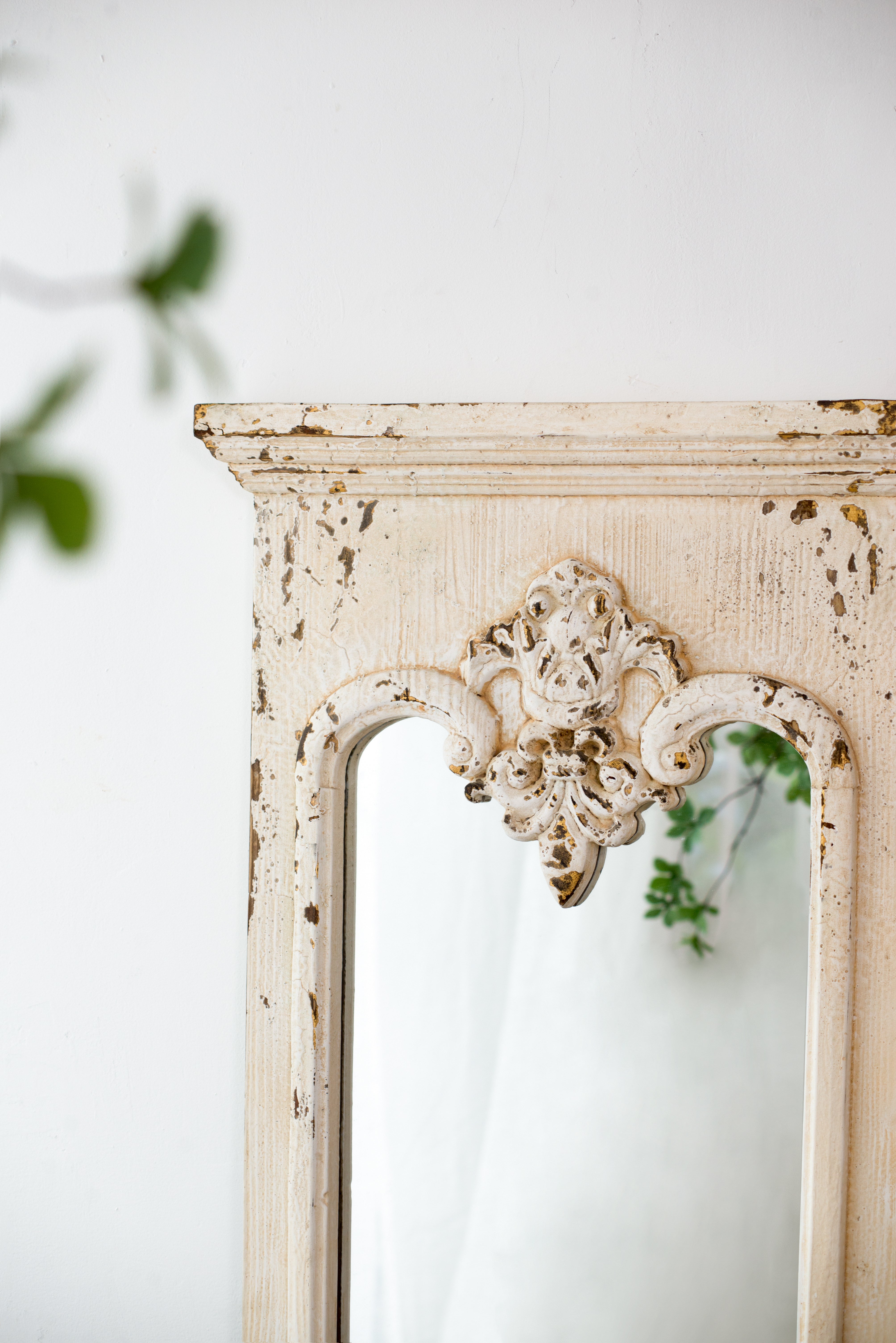 Full Length Wall Mirror with Solid Wood Frame