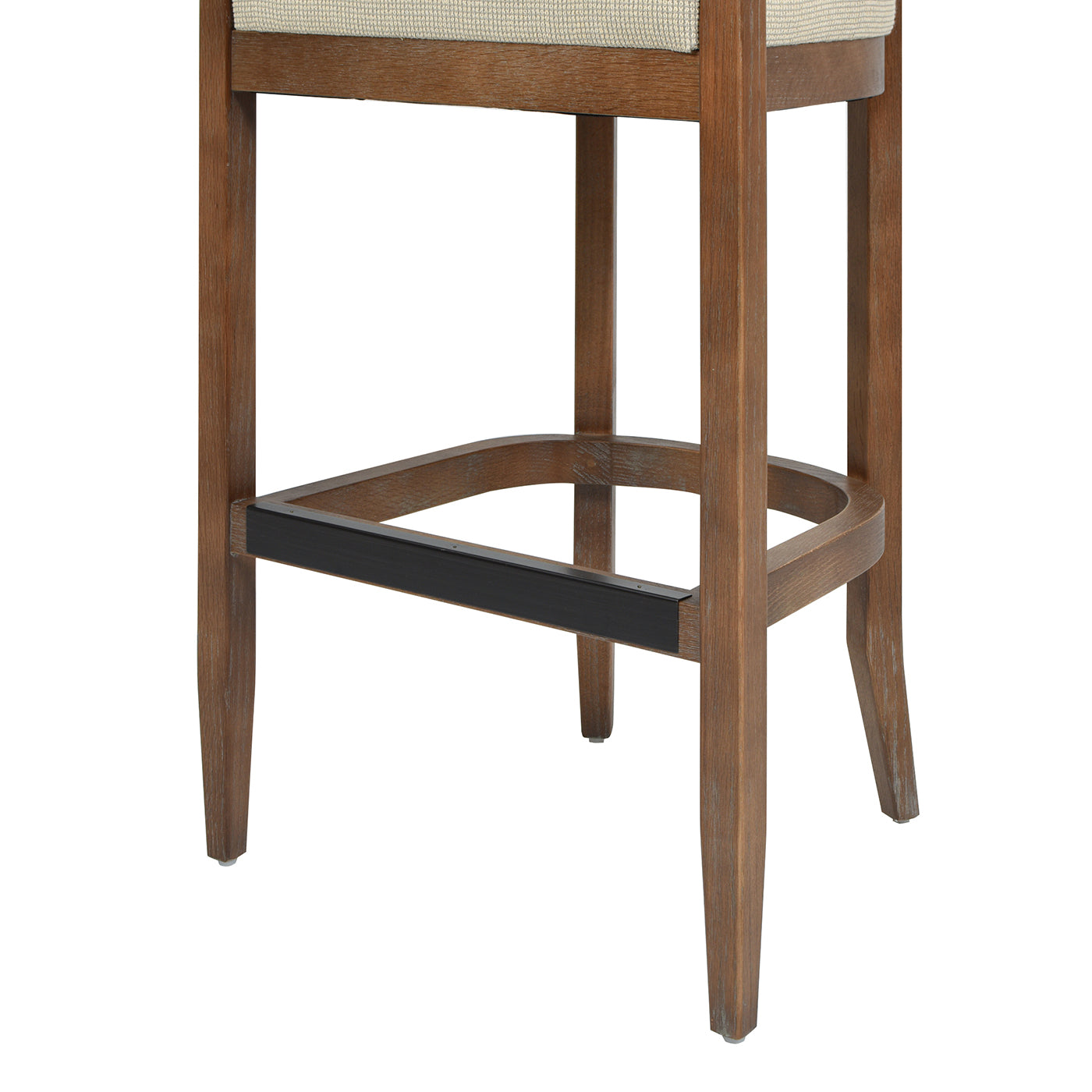 Americana Mid-Century Modern Cane Back Bar Stool