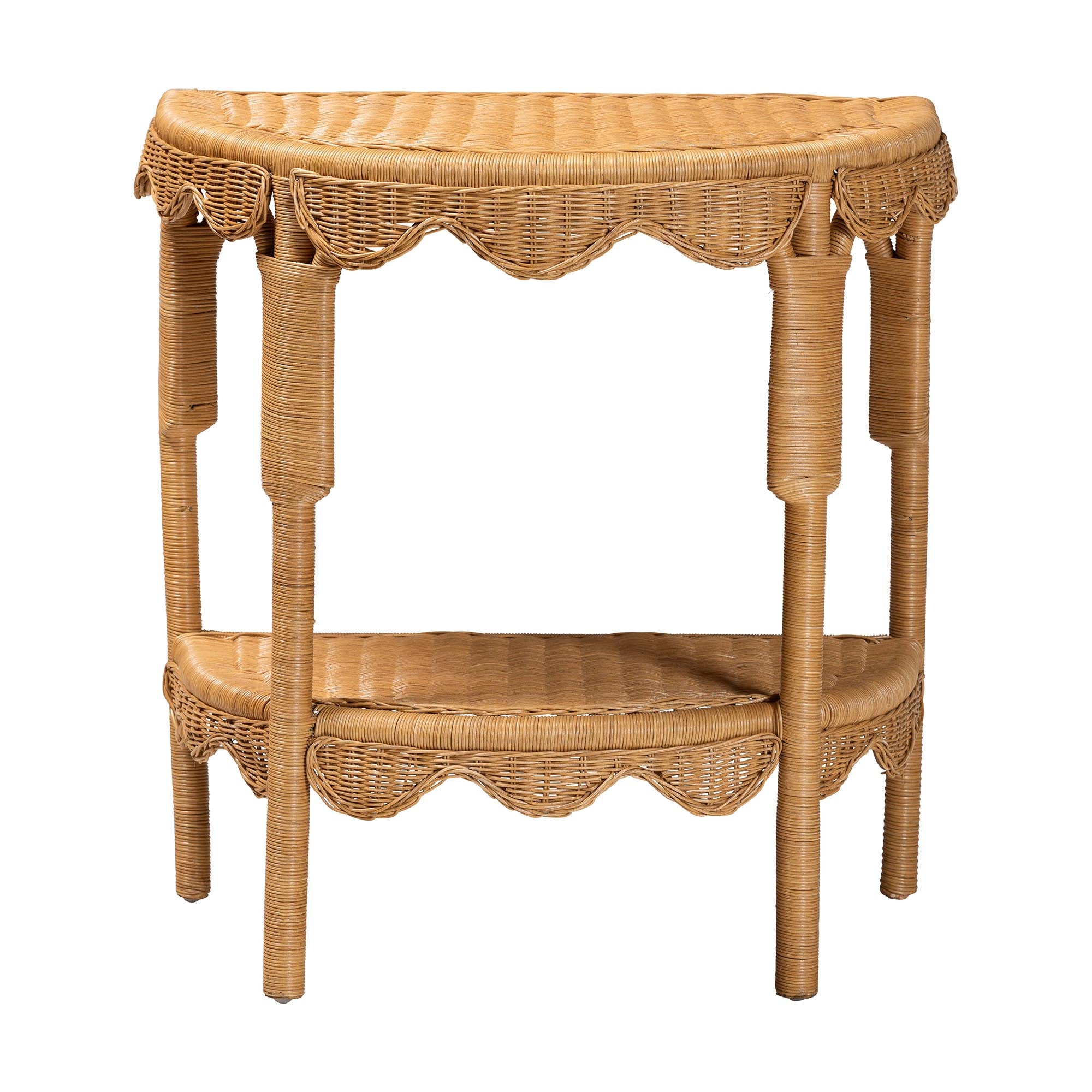 Lukas Rattan Console Table