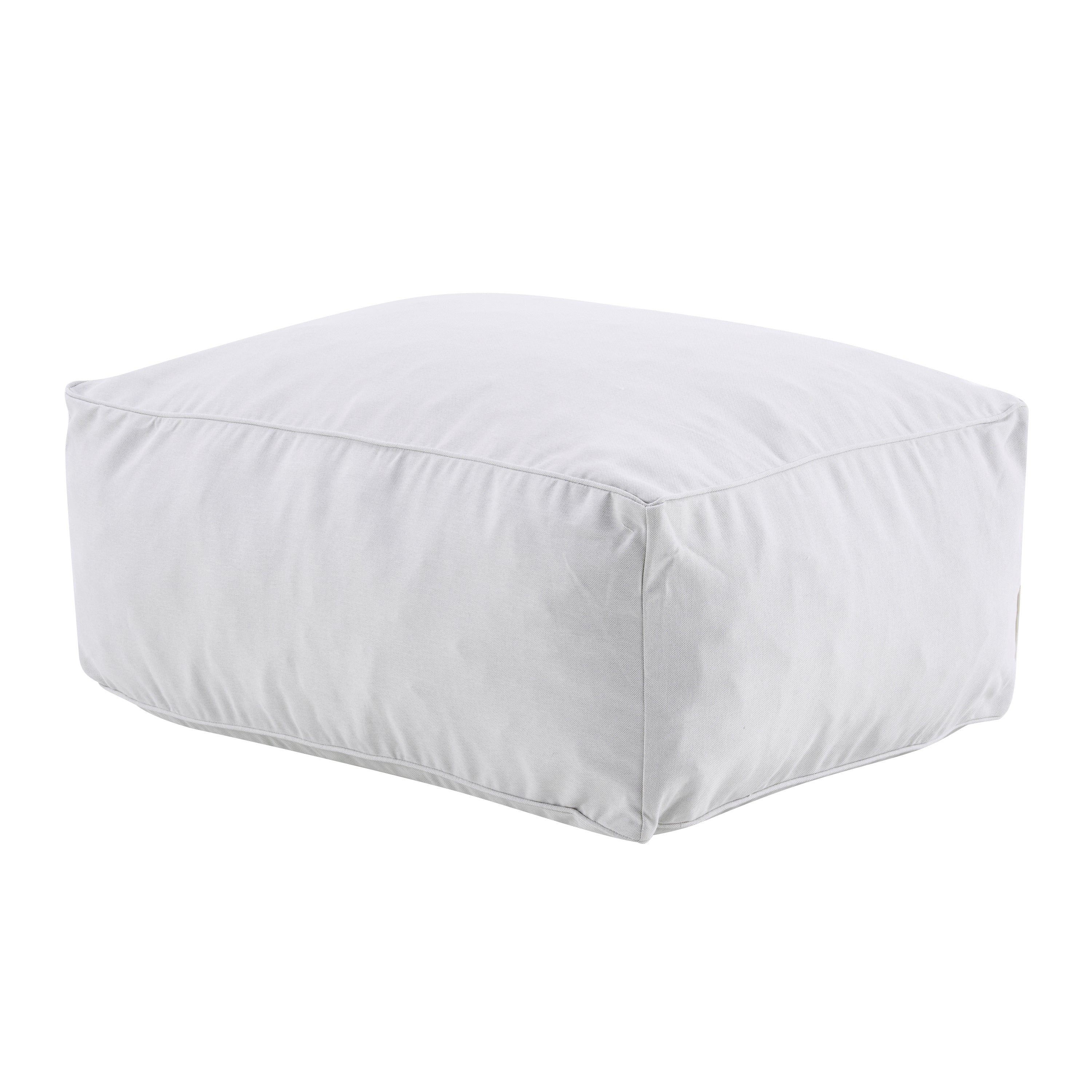 Nerissa Outdoor Patio Bean Bag Sofa Ottoman