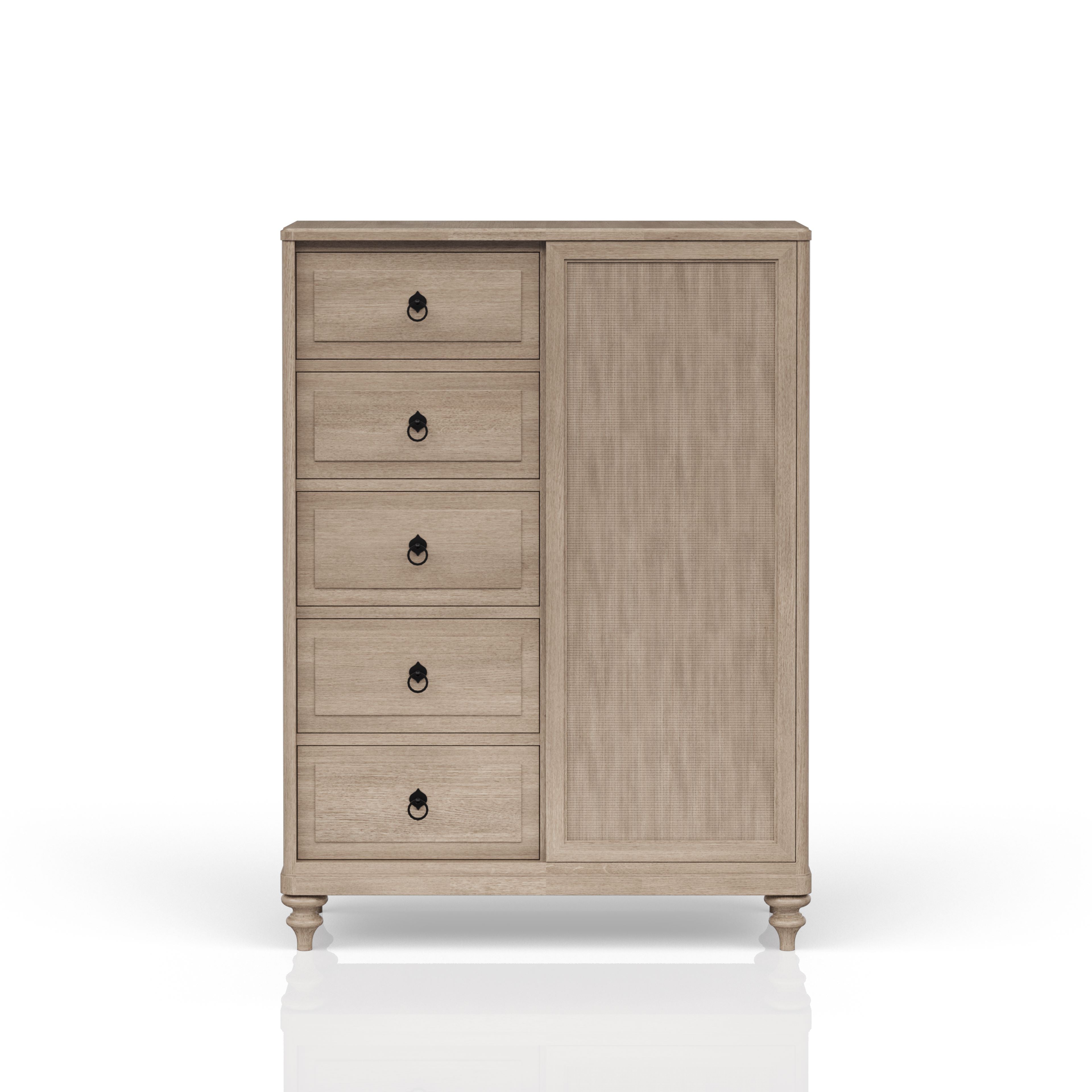 Anberlin 5-Drawer Door Chest