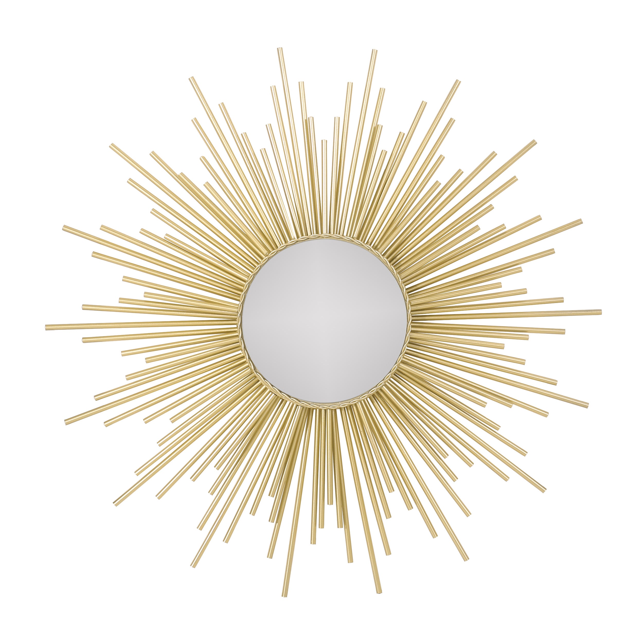 Modern Glam Sunburst Wall Mirror