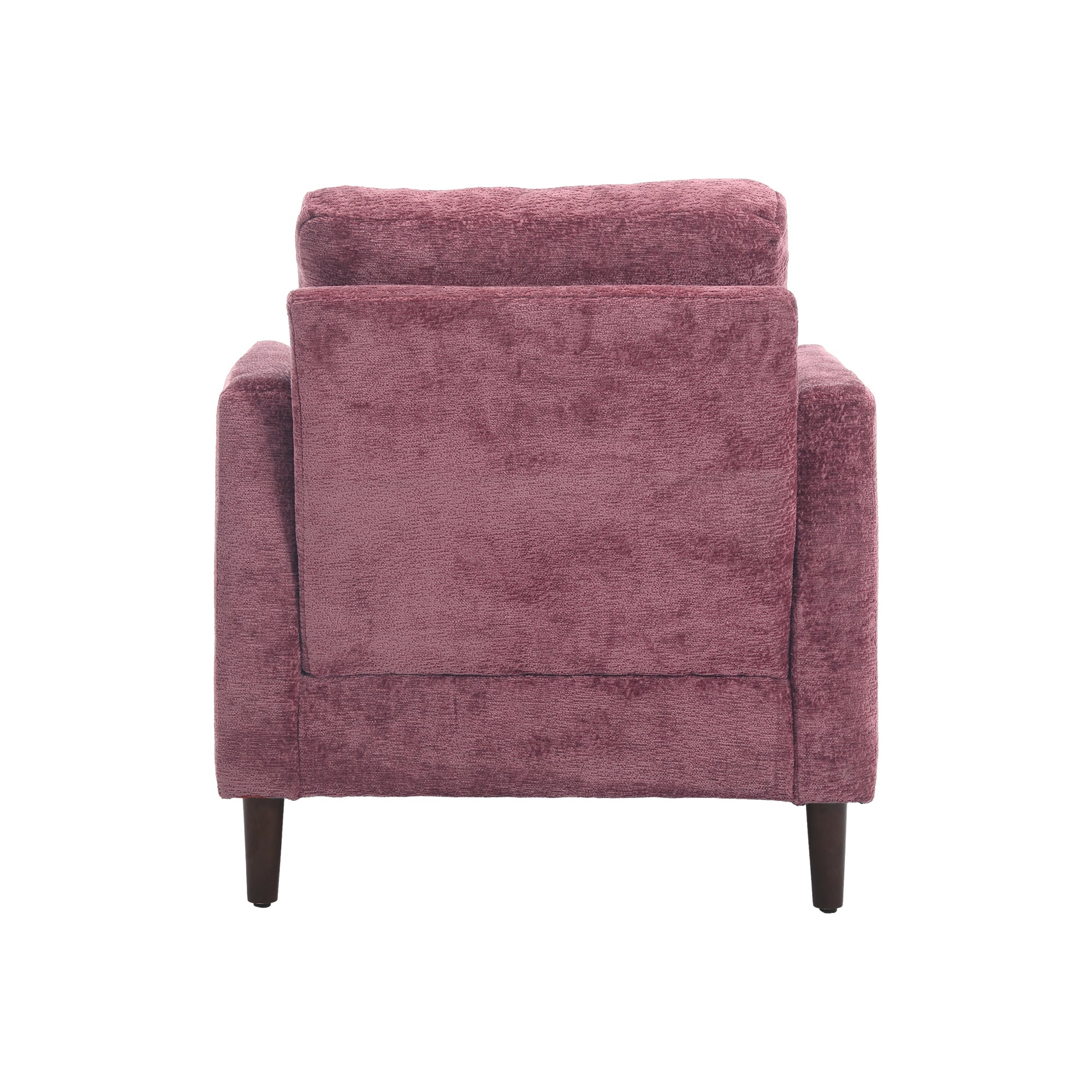 Chenille Tufted Upholstered Club Accent Chair