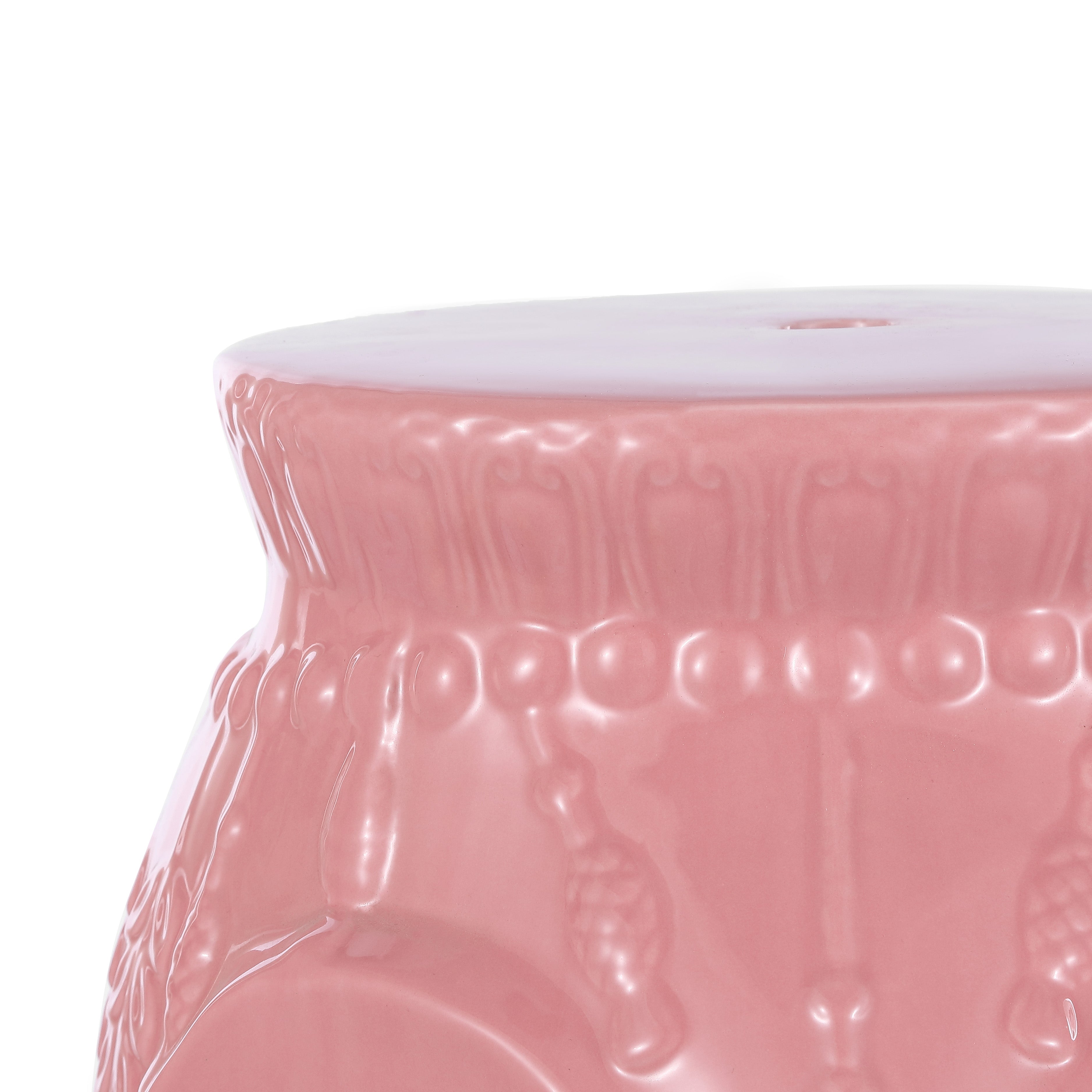 Orla Bohemian Elephant Ceramic Garden Stool