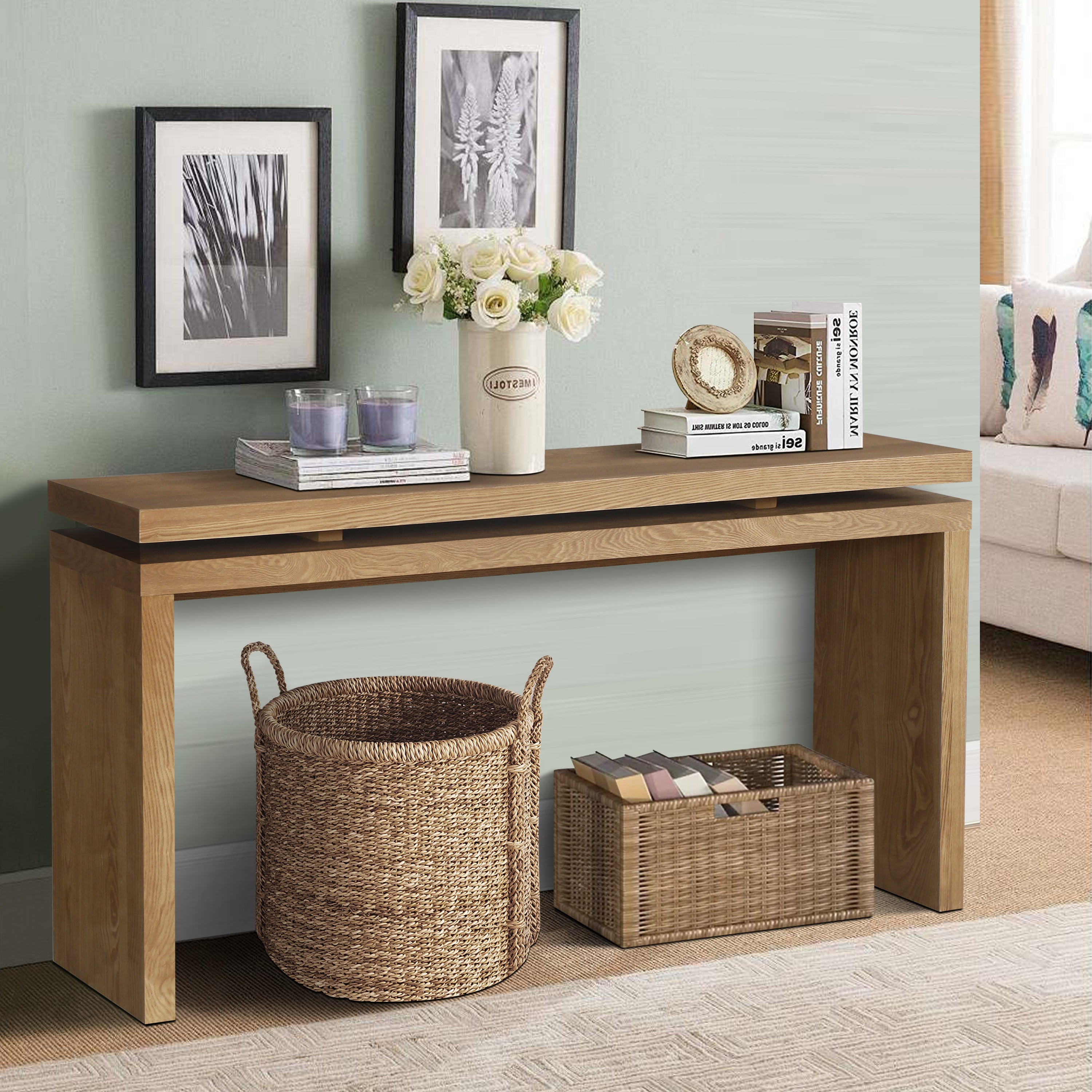 60'' Farmhouse Console Table