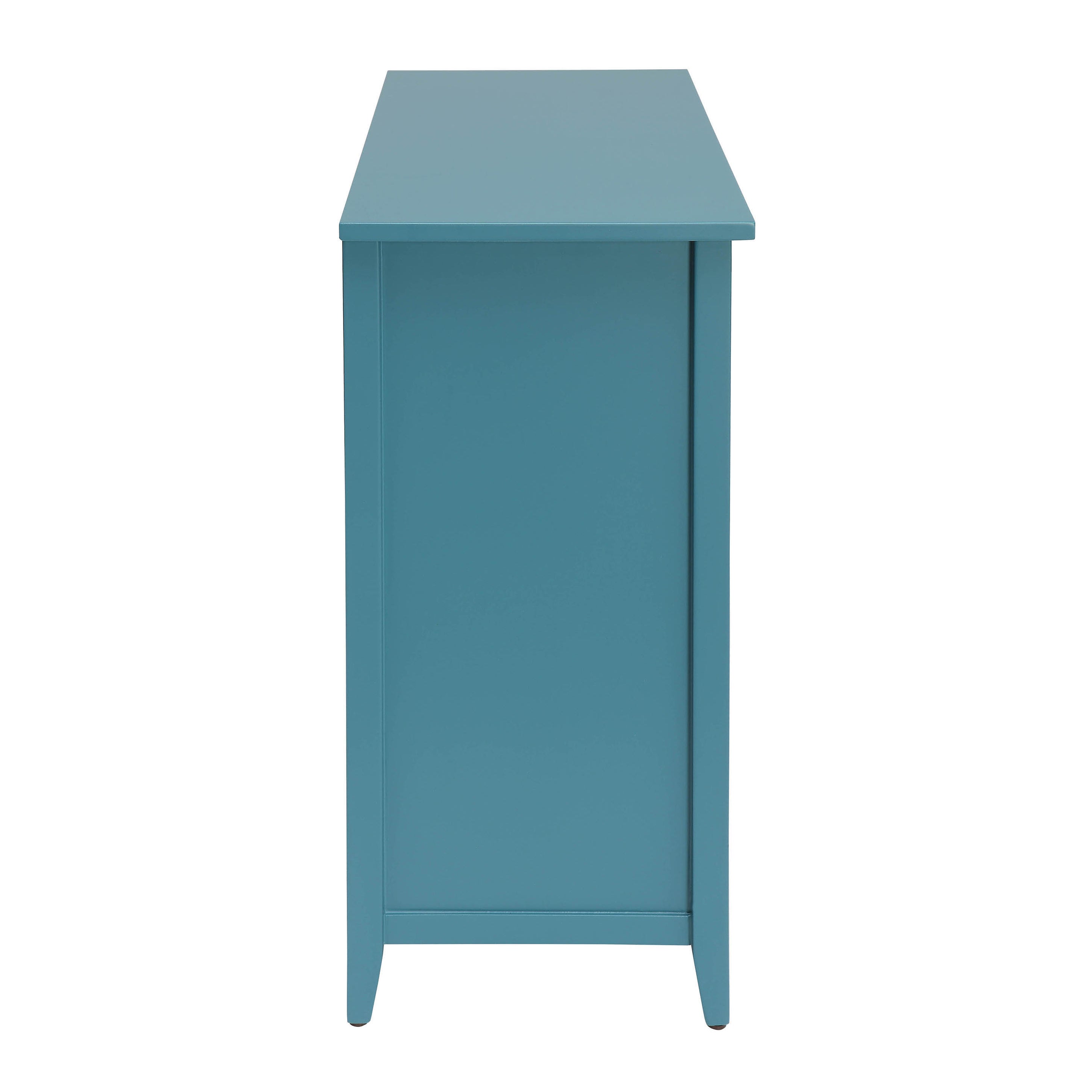Teal Console Table with Storage