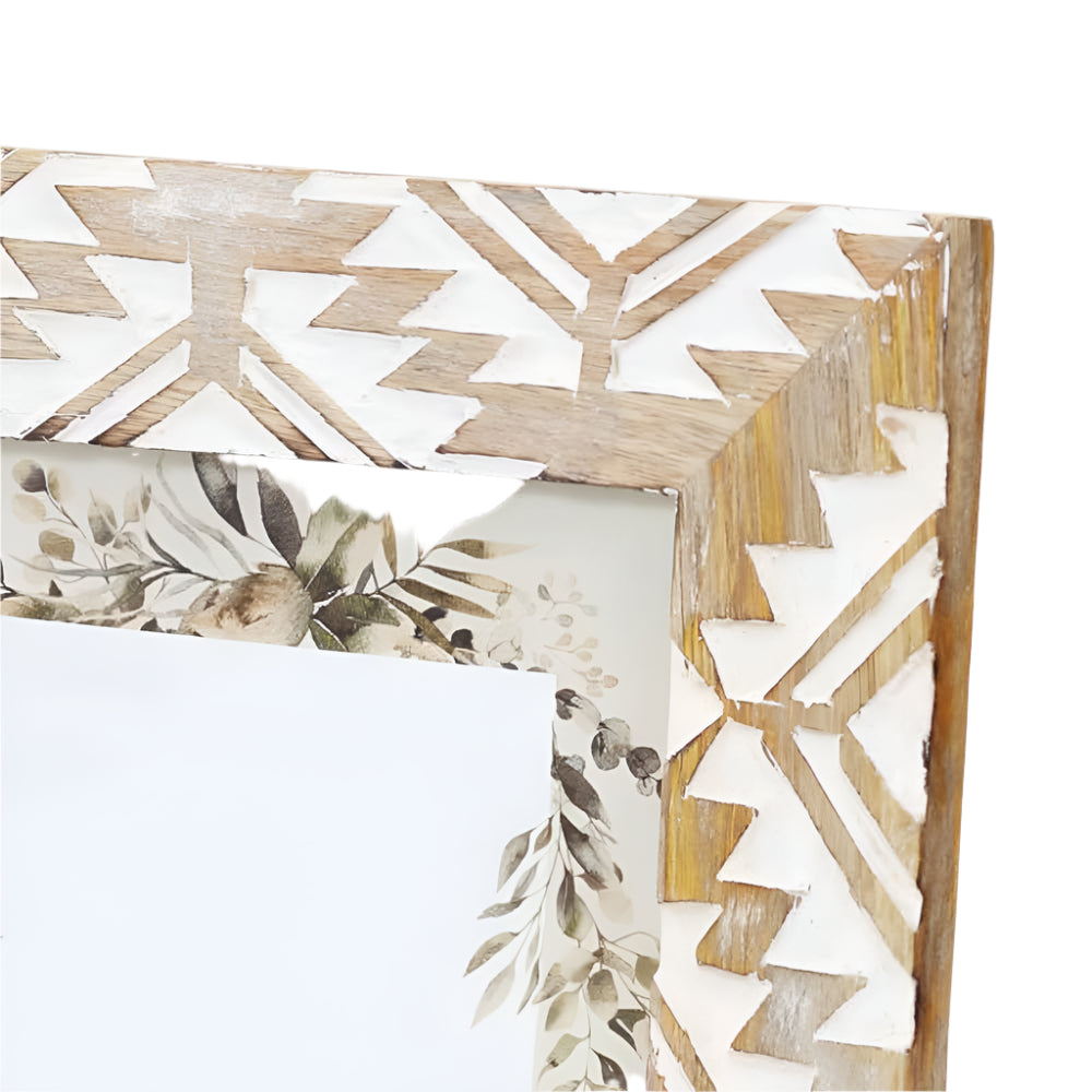 Handmade Wooden Carving Photo Frame
