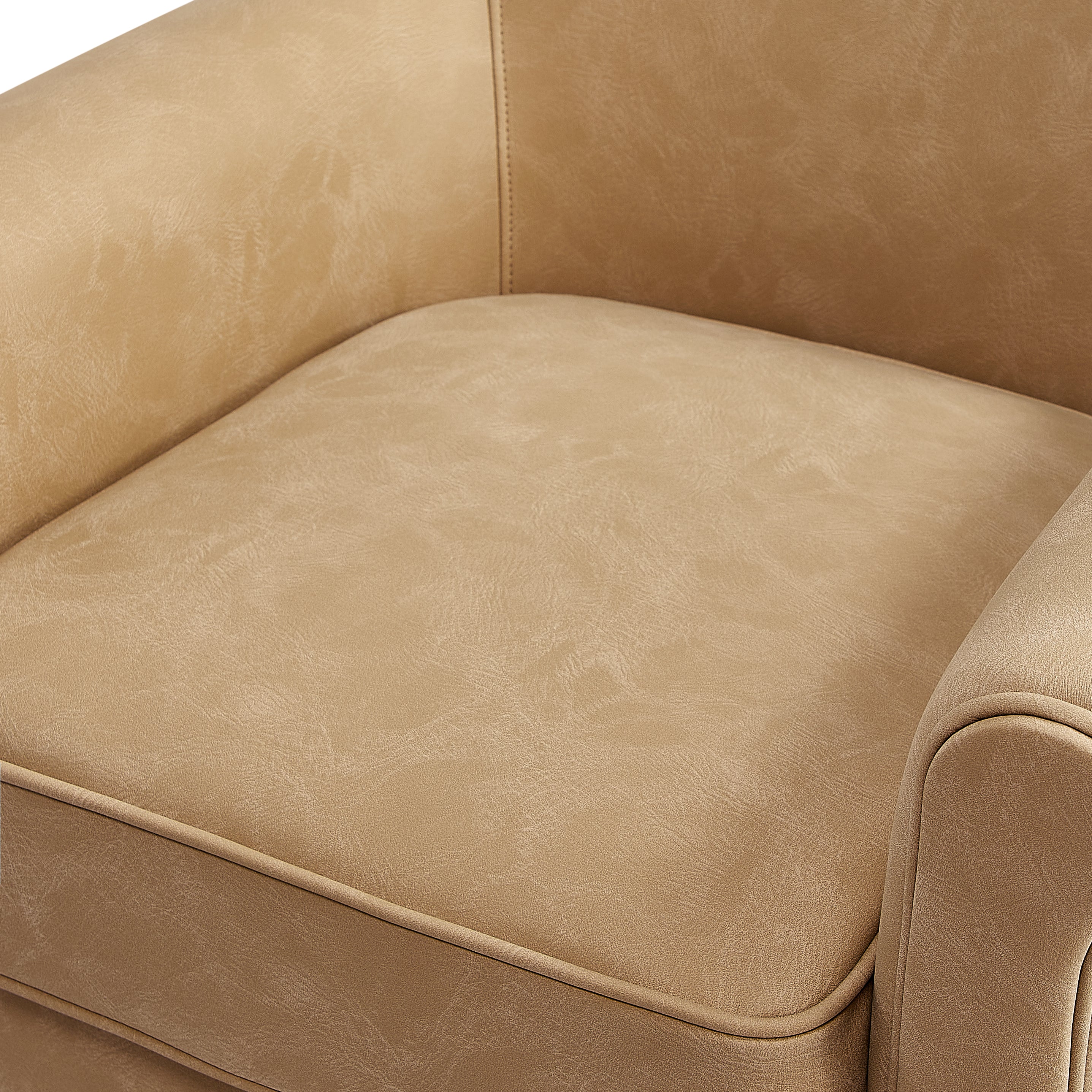 Westly Faux Leather Swivel Accent Chair