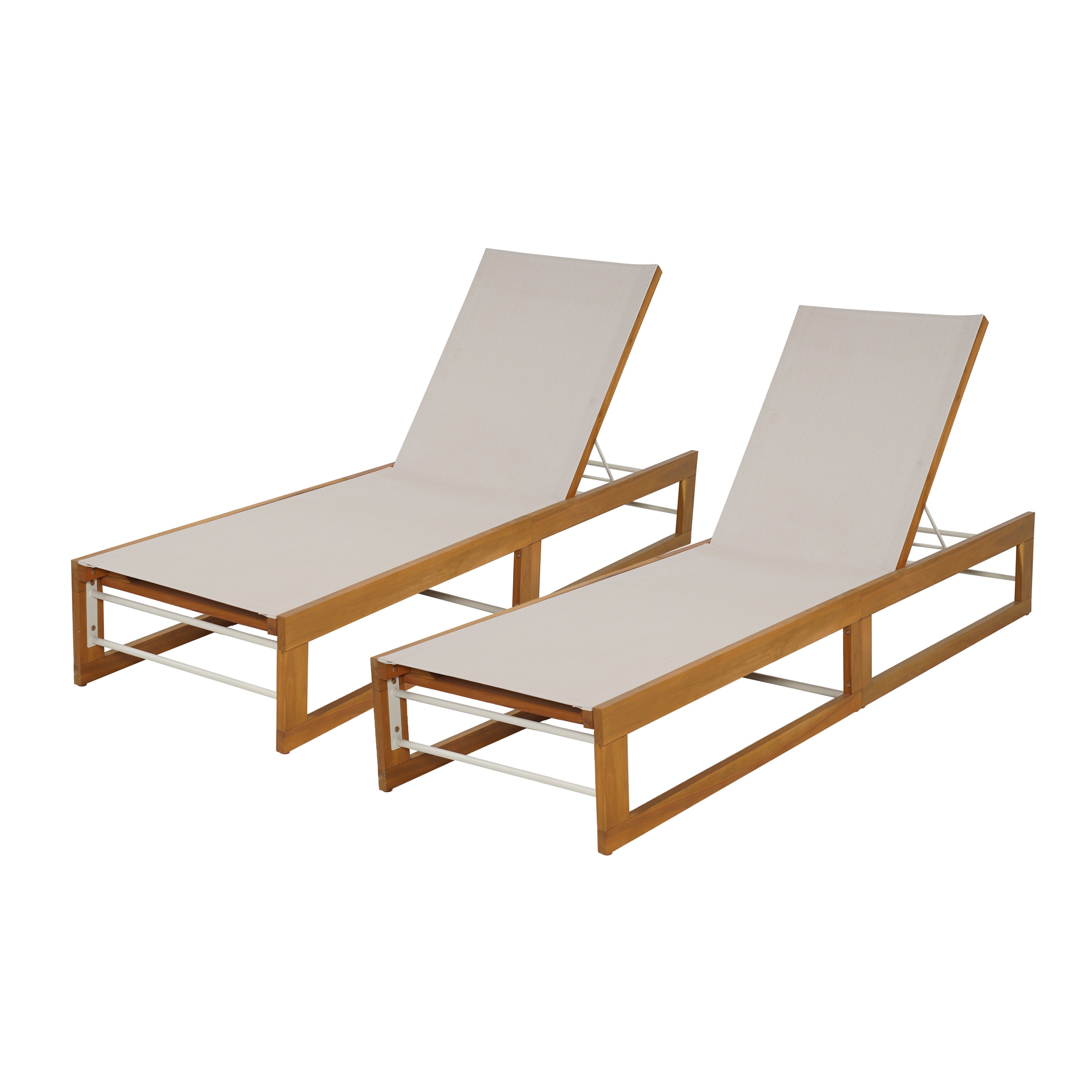 Mia Chaise Lounge, Set of 2