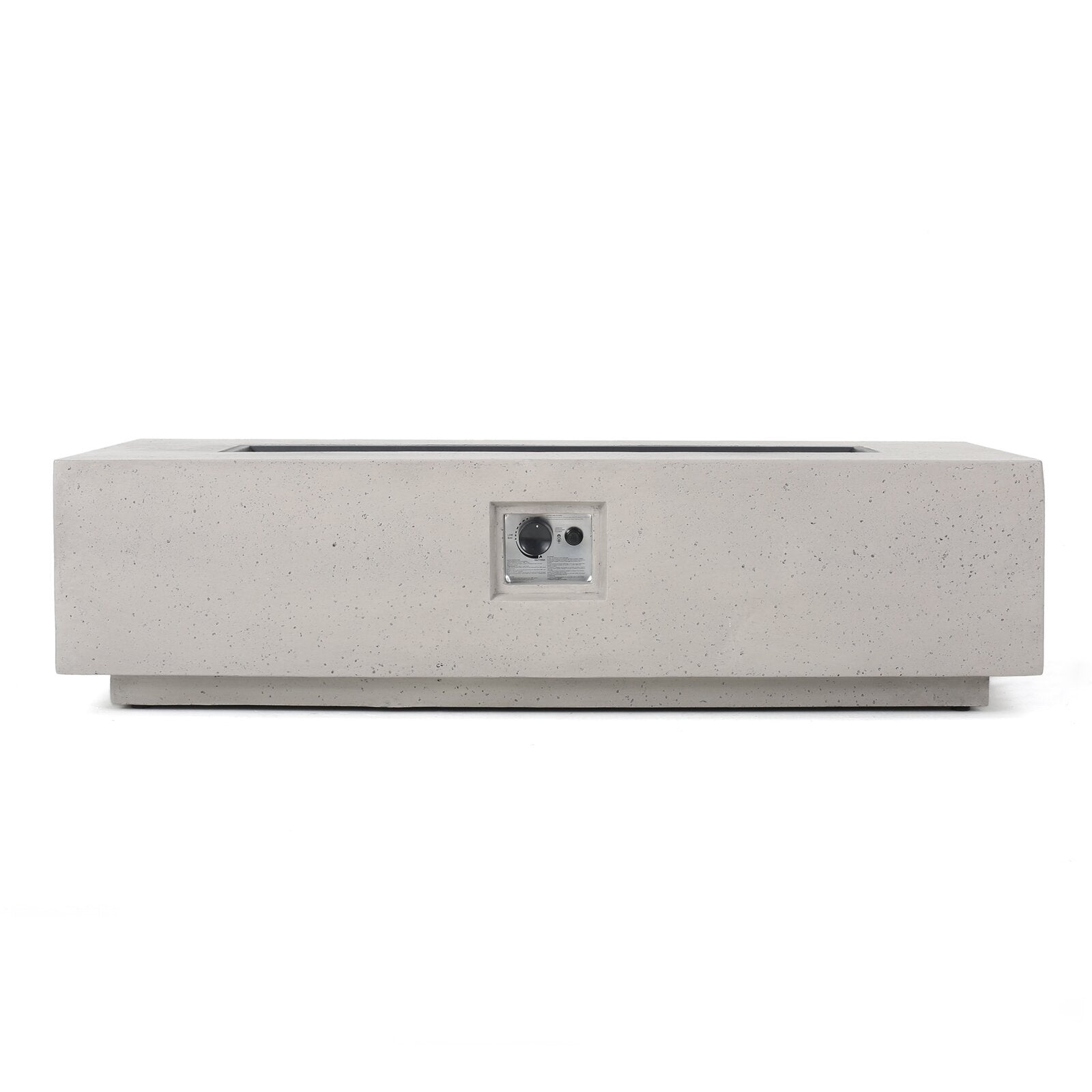Outdoor 56" Rectangular 50,000 BTU Fire Pit, Tank Cover Not Included