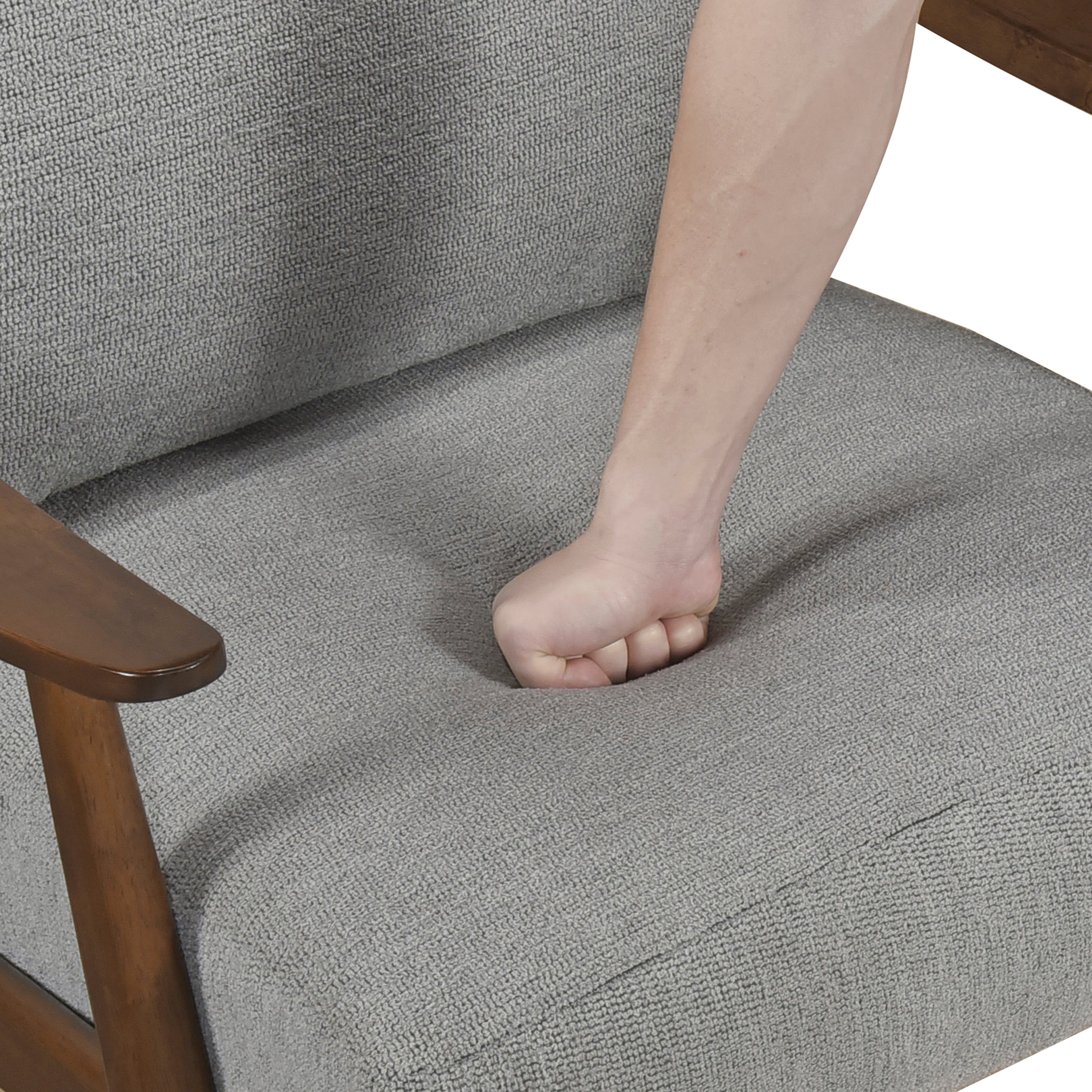 Sagebrooke Solid Wood Modern Accent Chair