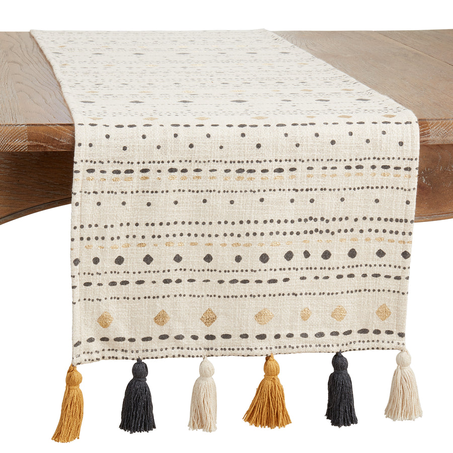 Printed Diamond Dash Table Runner