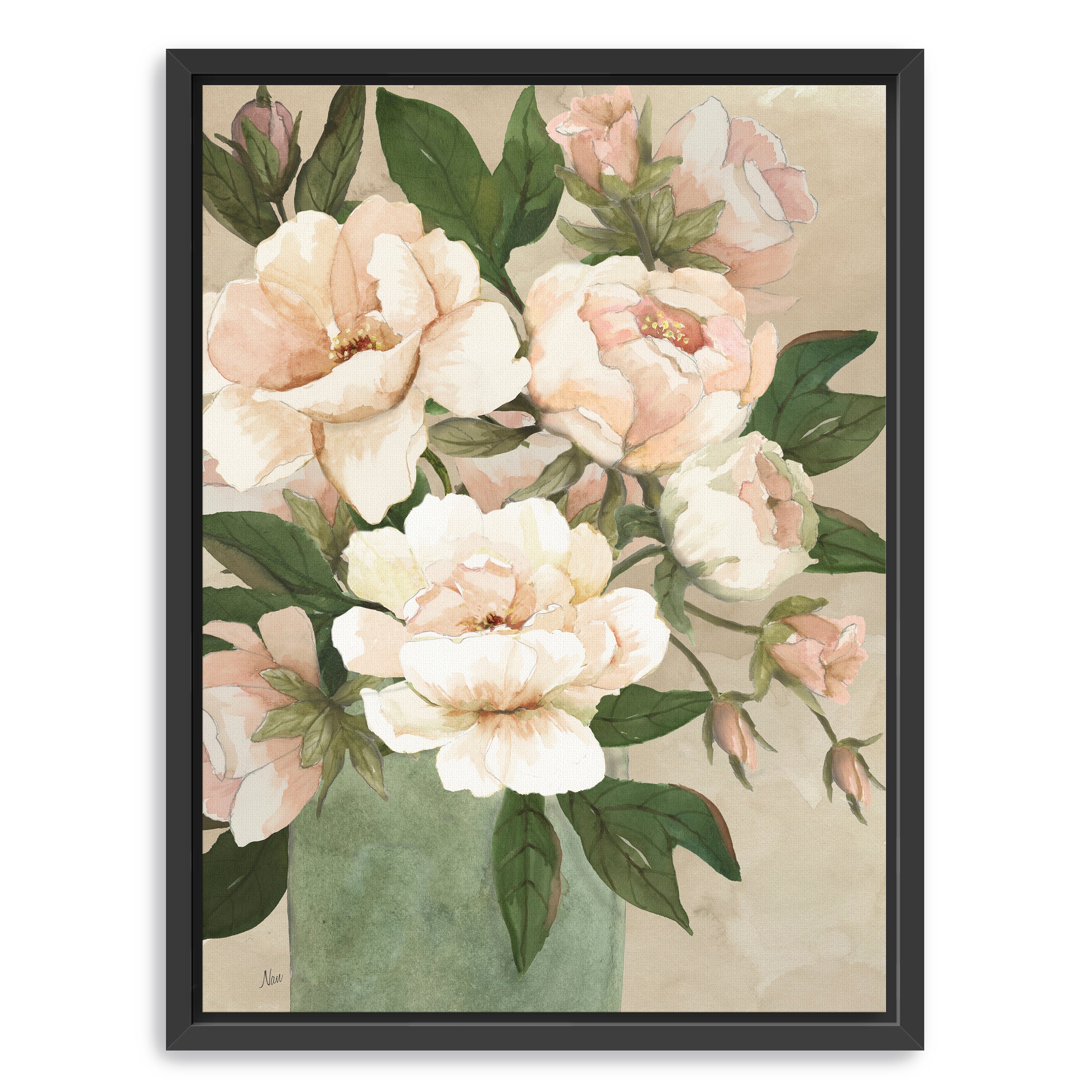 Peony Pleasure I Canvas Giclee